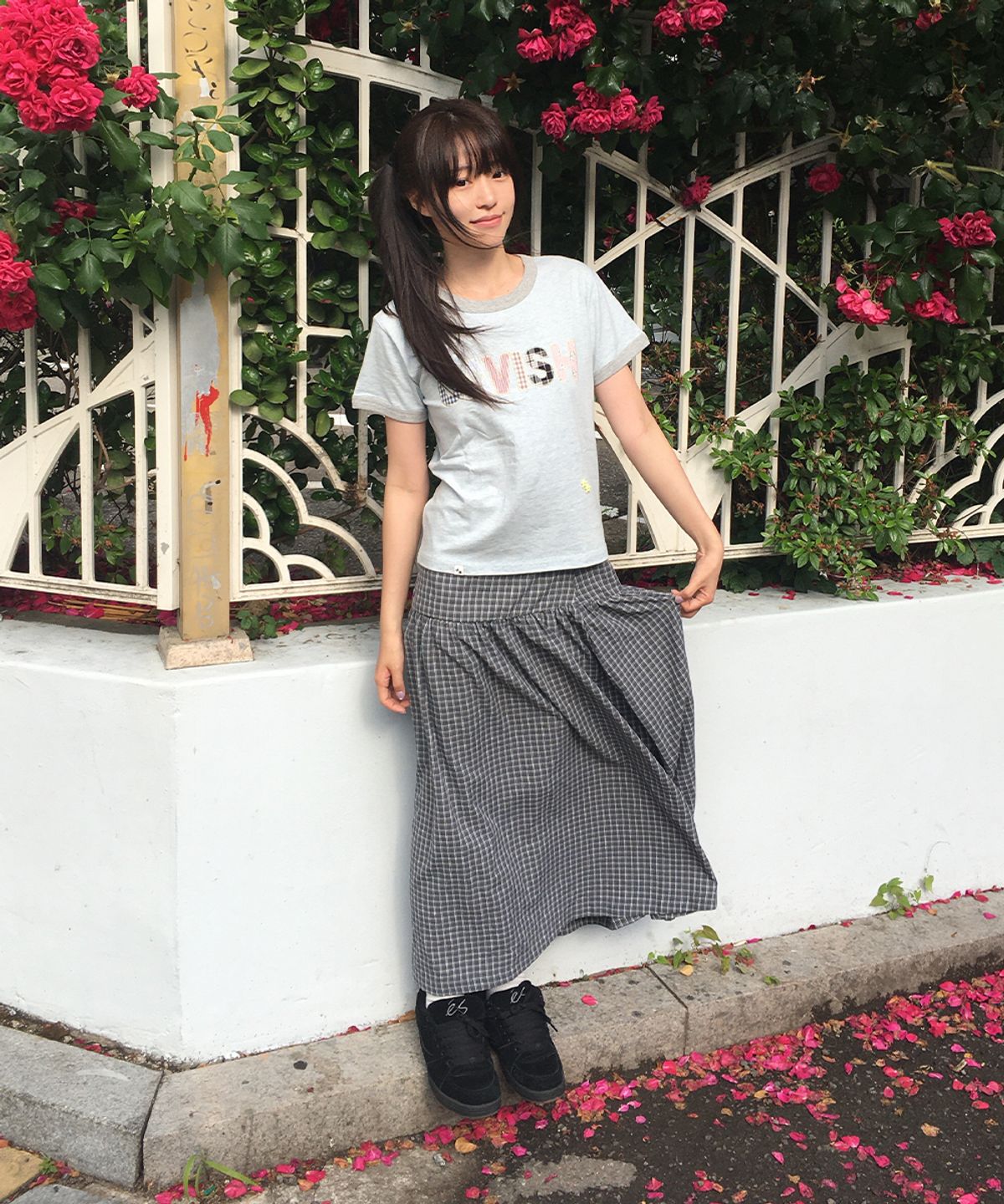 카비시(CAVISH) CAVISH APPLIQUE RINGER SS TEE BLUE(CV2GMUT509A)