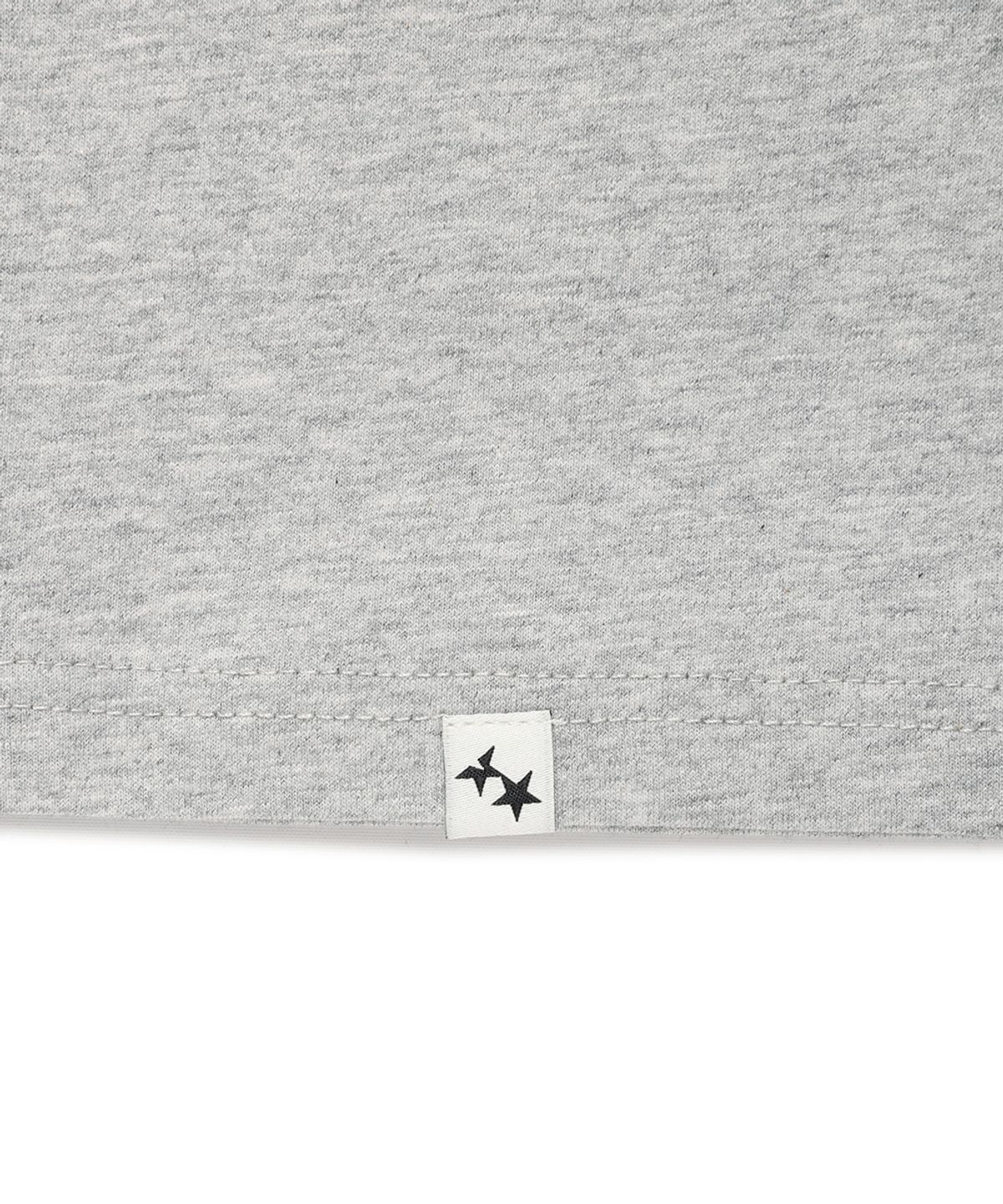 카비시(CAVISH) CAVISH APPLIQUE RINGER SS TEE MELANGE GREY(CV2GMUT509A)