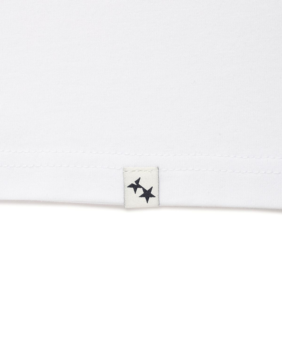 카비시(CAVISH) COZY STAR APPLIQUE SS TEE WHITE(CV2GMFT515A)