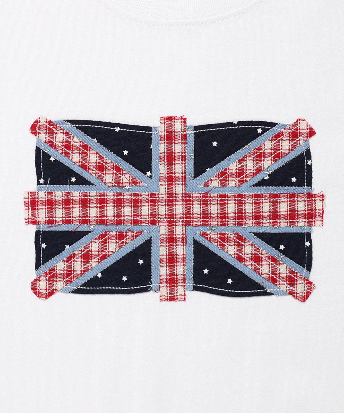 카비시(CAVISH) UNION JACK SS TEE WHITE(CV2GMFT517A)
