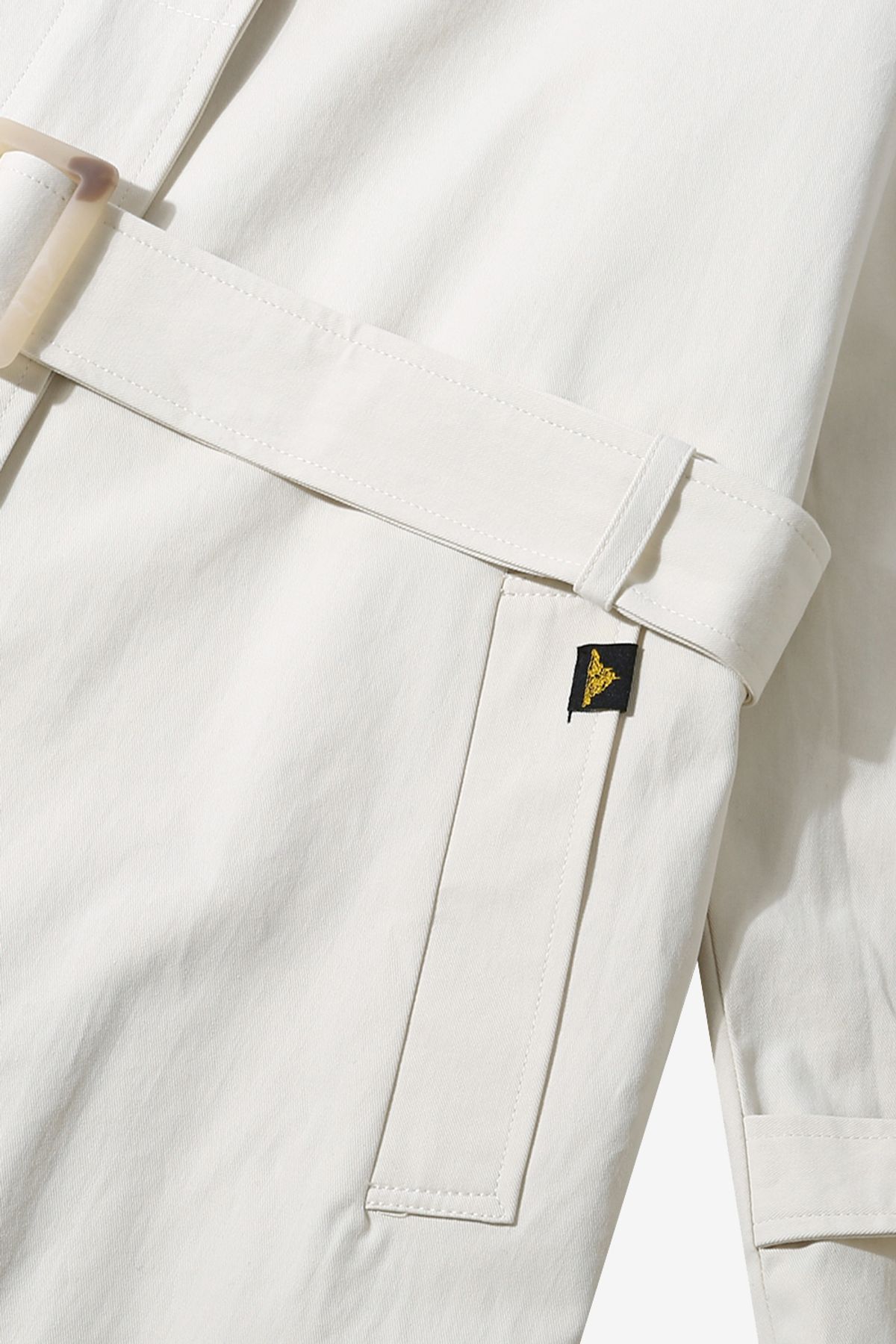 르몽생미셸(LE MONT ST MICHEL) MANOE - TRENCH COAT_Ivory