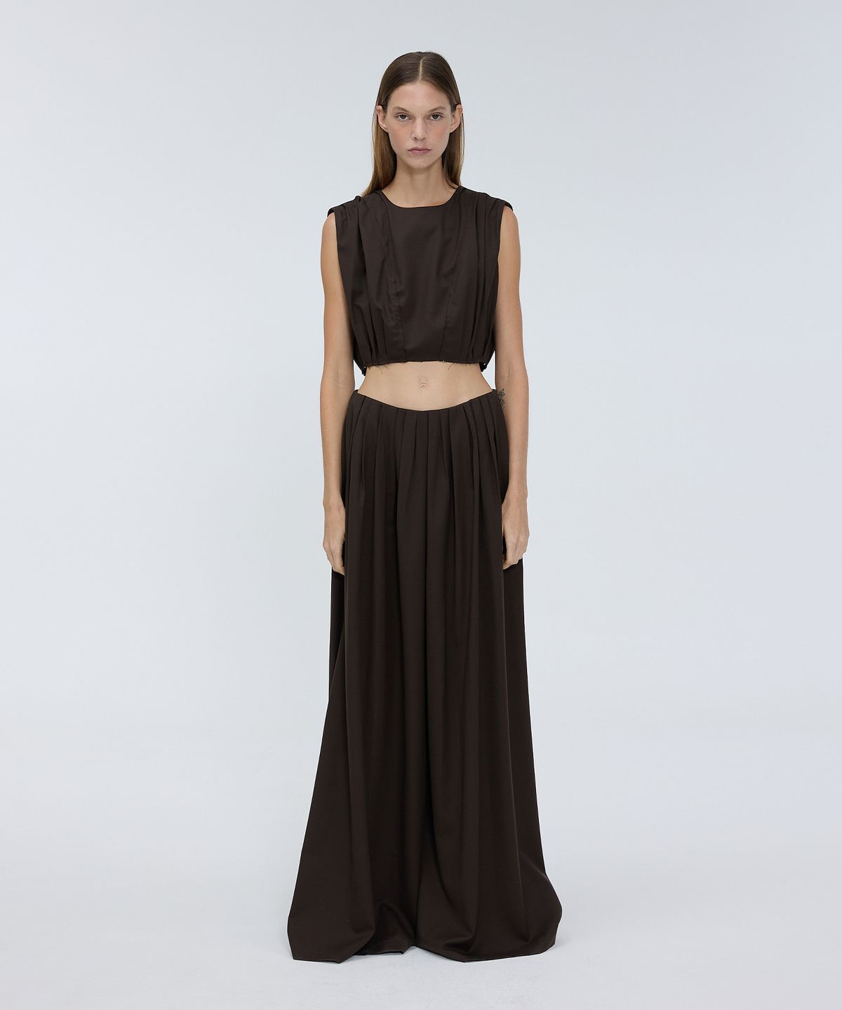 므아므(MMAM) Wide pleated pants