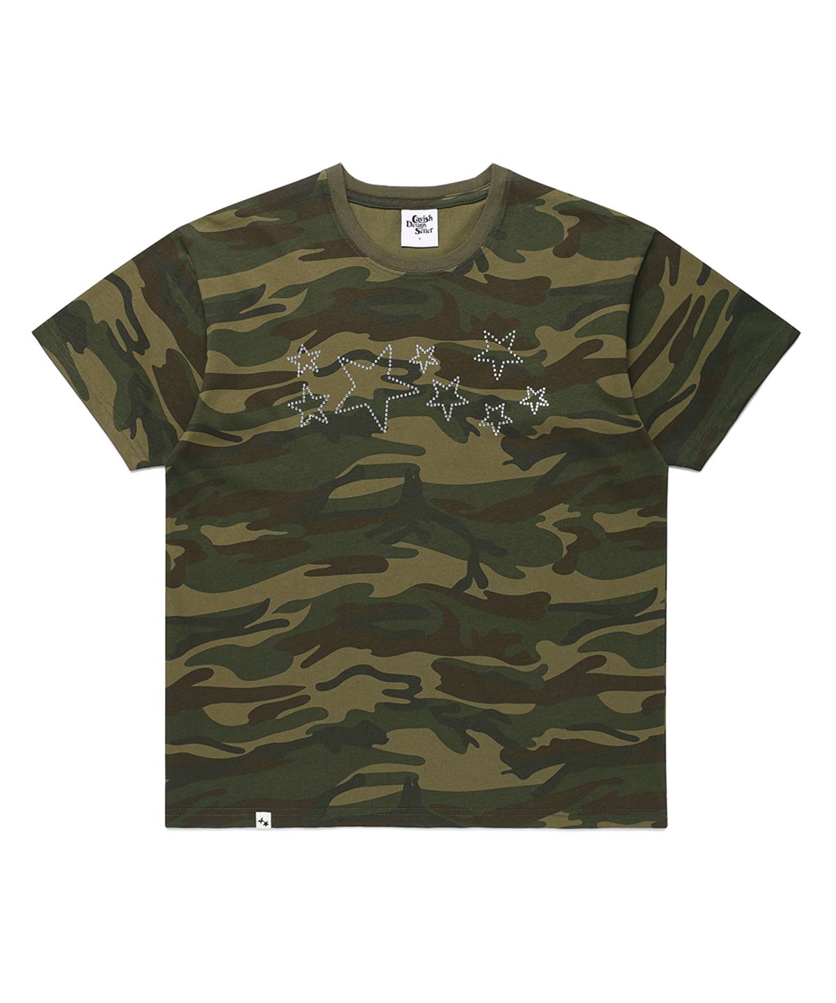 카비시(CAVISH) STAR STUDDED SS TEE CAMO(CV2GMUT504A)
