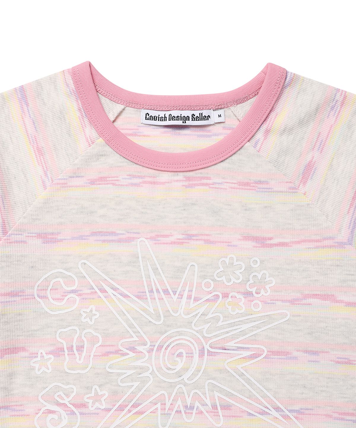 카비시(CAVISH) SUN LIGHT RAGLAN SS TEE PINK(CV2GMFT511A)
