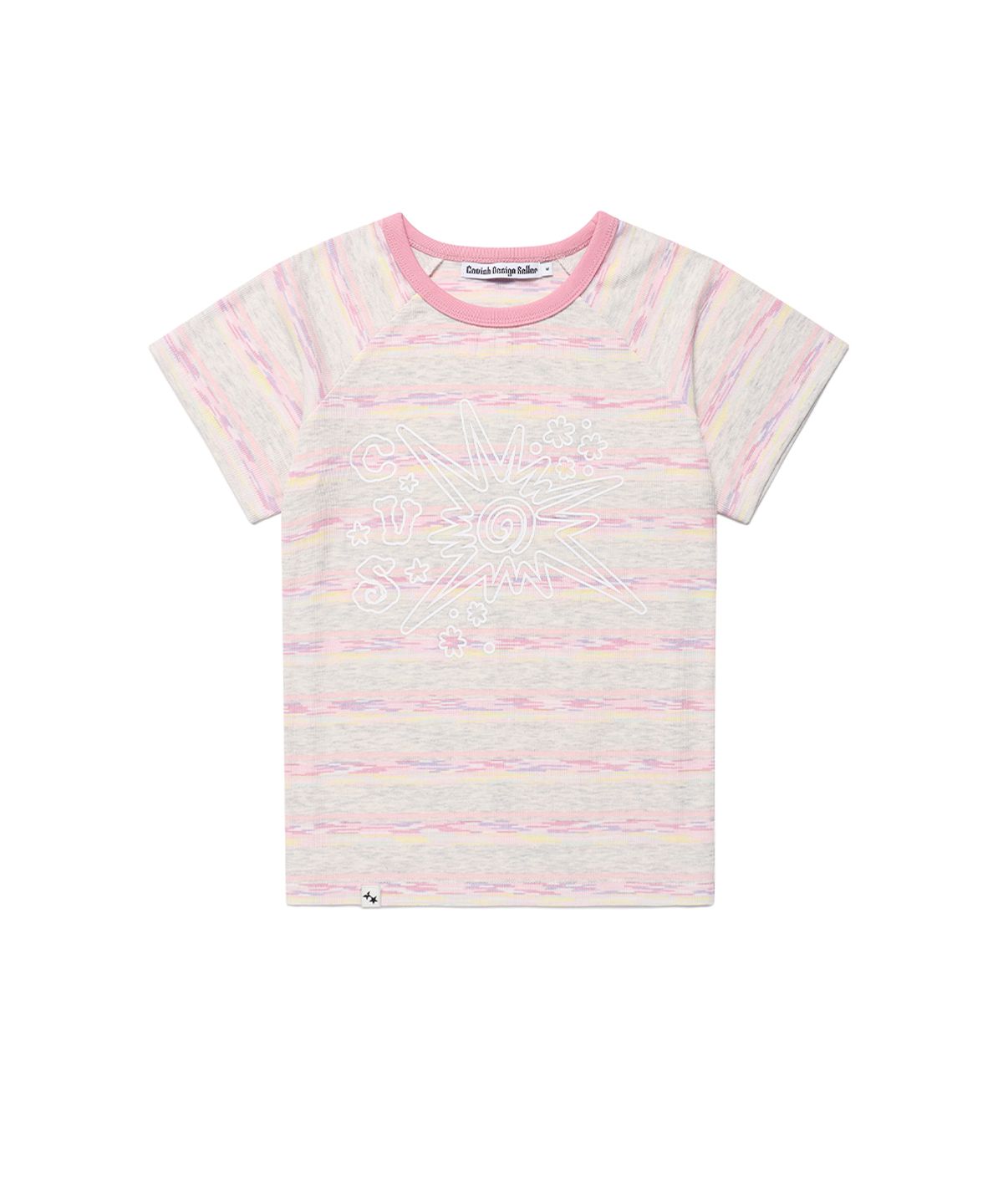카비시(CAVISH) SUN LIGHT RAGLAN SS TEE PINK(CV2GMFT511A)