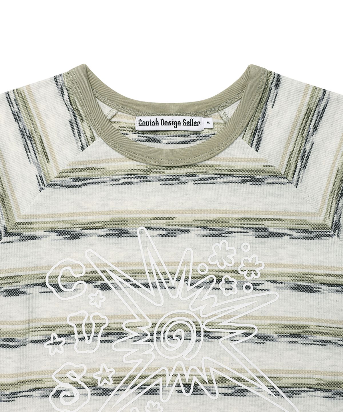 카비시(CAVISH) SUN LIGHT RAGLAN SS TEE GREEN(CV2GMFT511A)