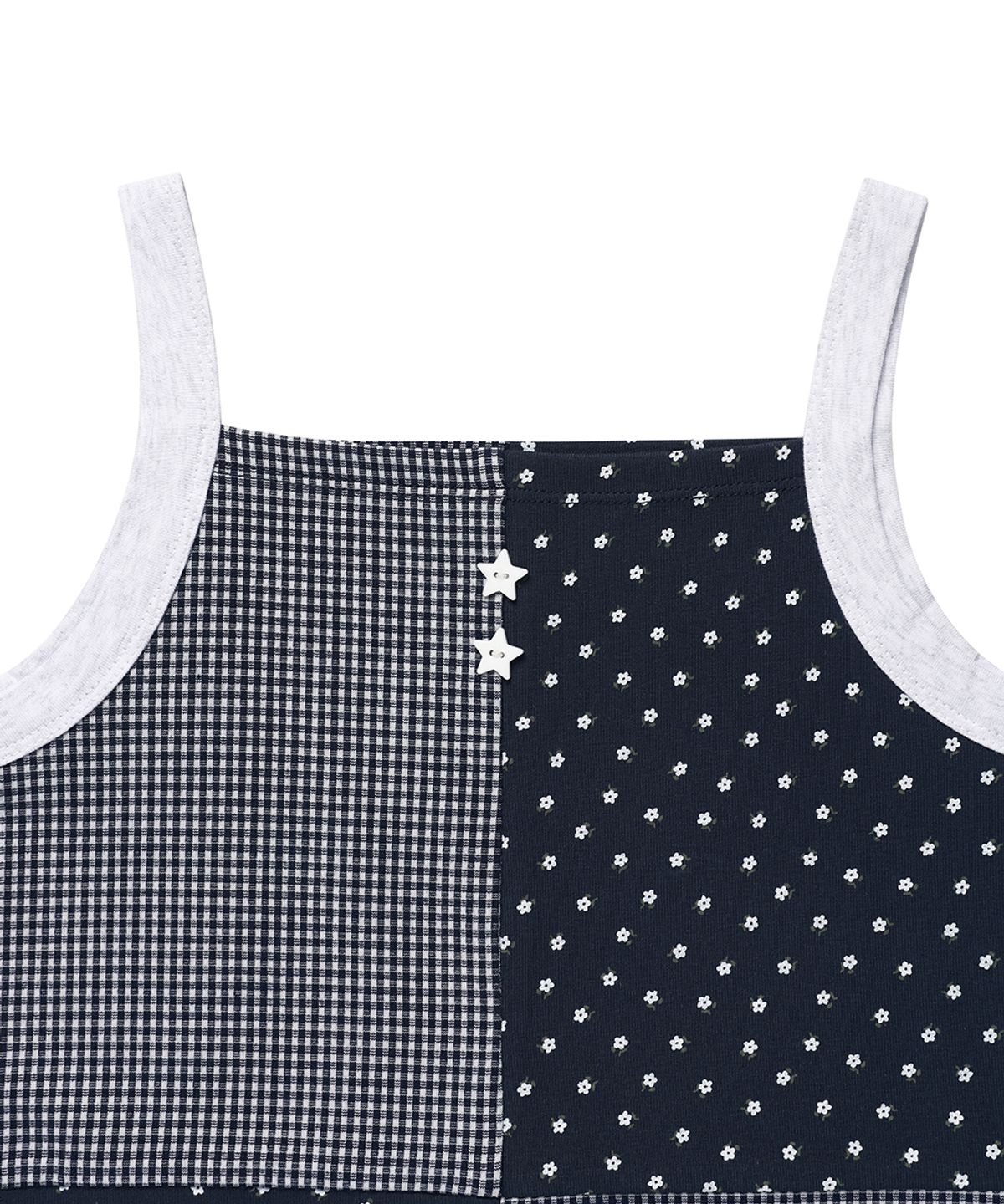 카비시(CAVISH) MIX PATCH SLEEVELESS NAVY(CV2GMFT580A)