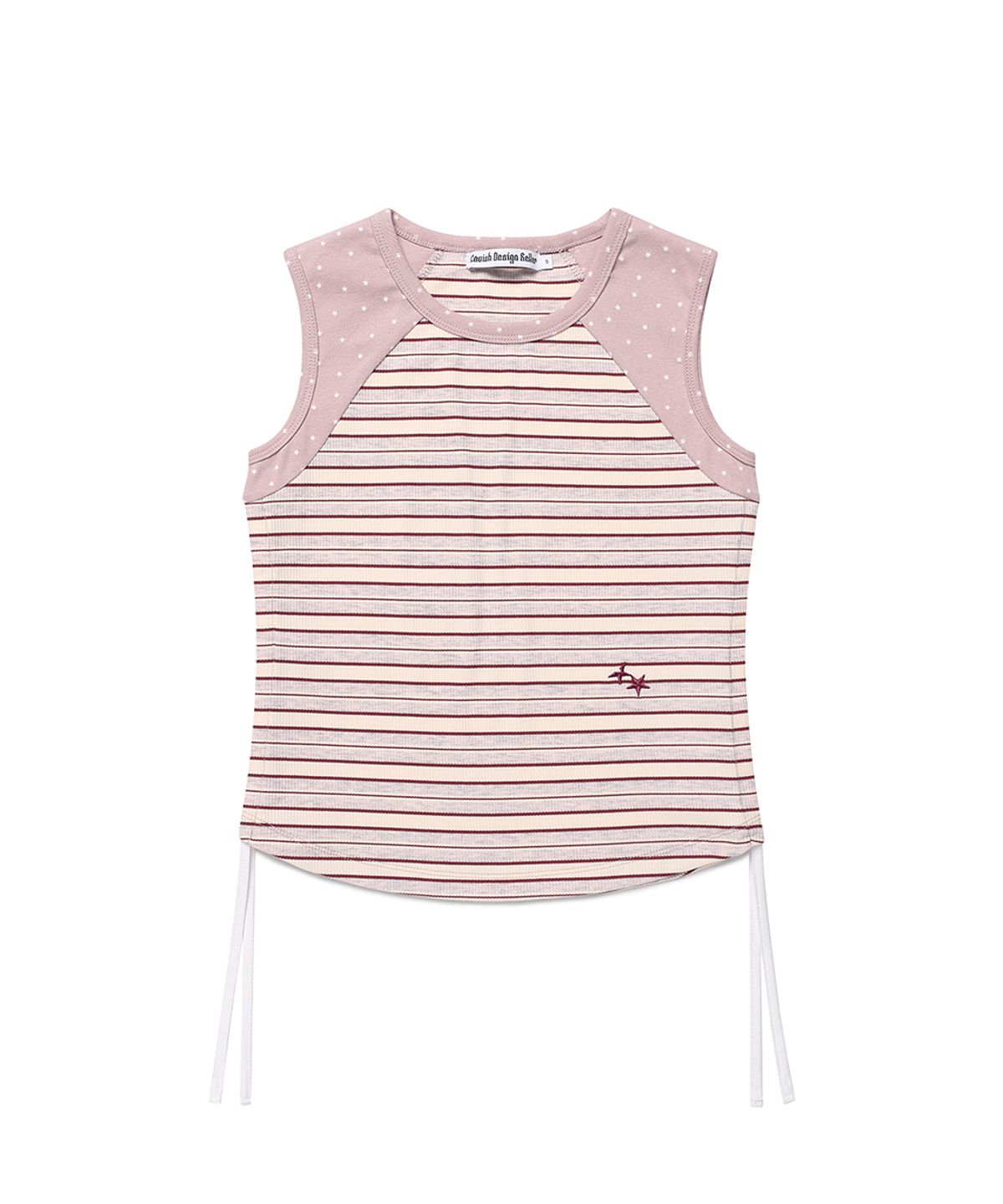 카비시(CAVISH) MULTI STRIPED SLEEVELESS PINK(CV2GMFT581A)