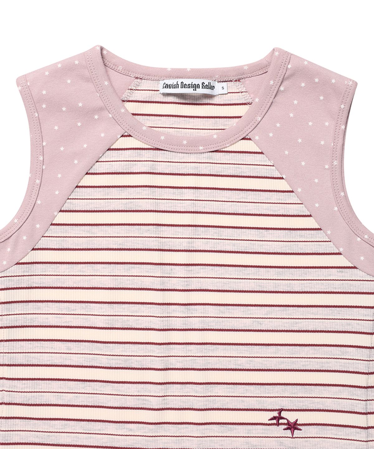 카비시(CAVISH) MULTI STRIPED SLEEVELESS PINK(CV2GMFT581A)