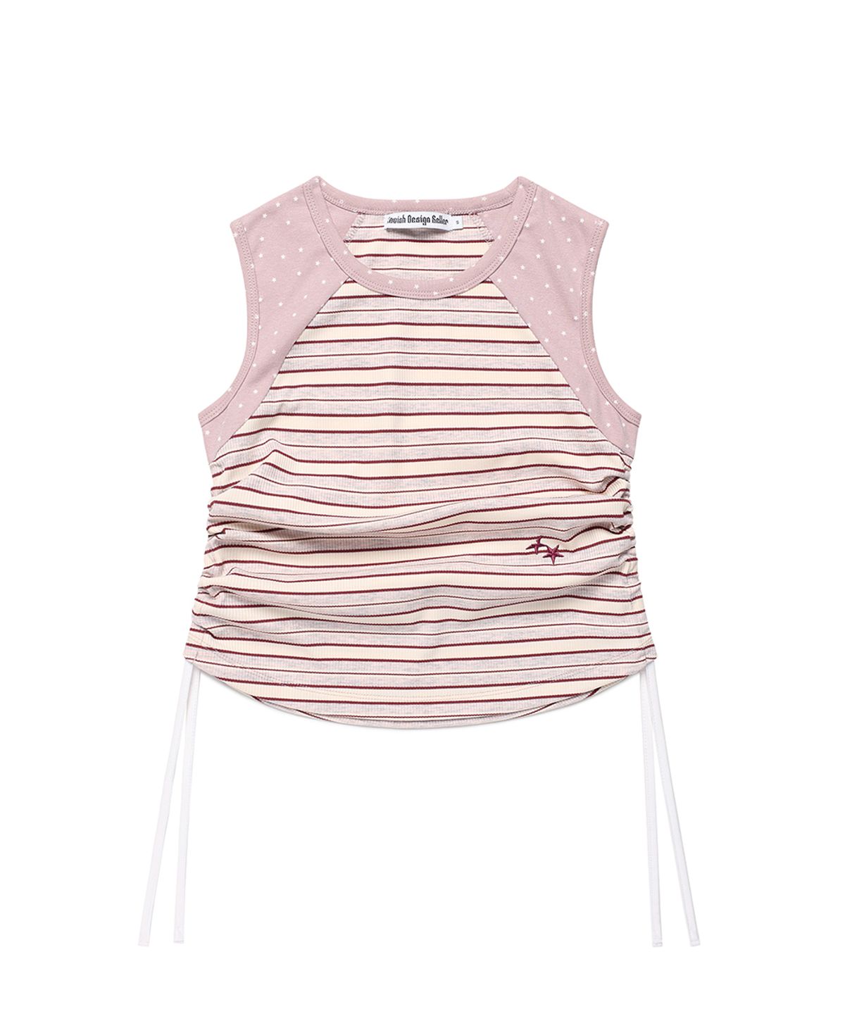 카비시(CAVISH) MULTI STRIPED SLEEVELESS PINK(CV2GMFT581A)