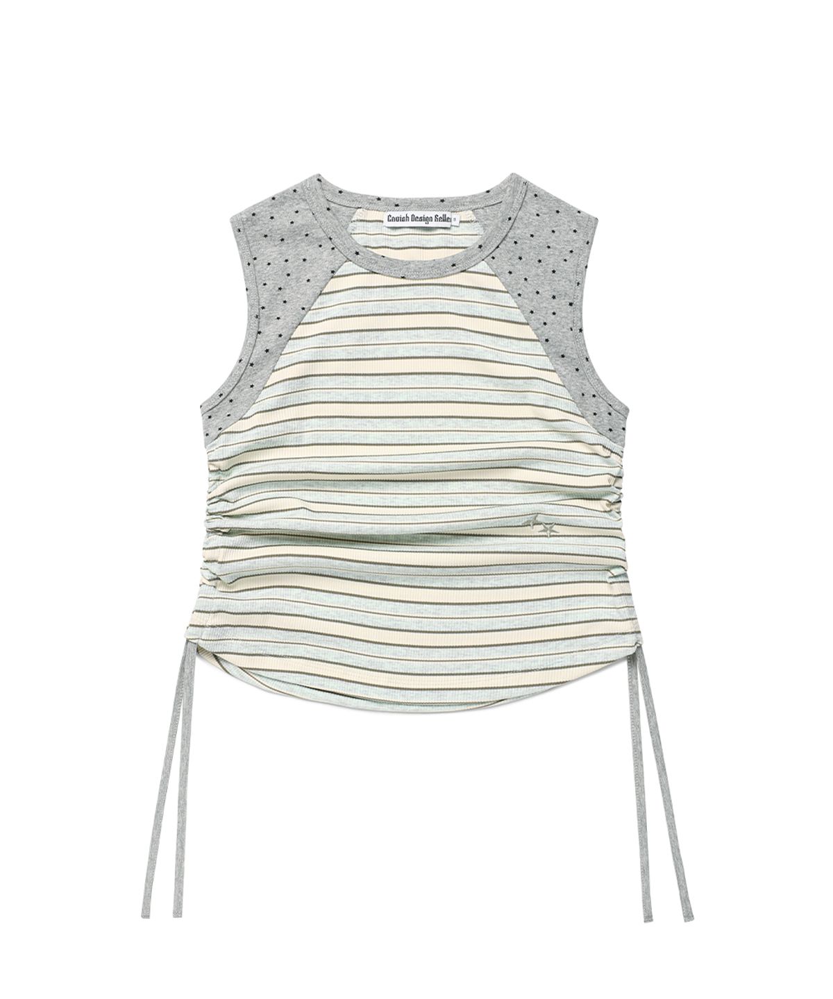 카비시(CAVISH) MULTI STRIPED SLEEVELESS BLUE(CV2GMFT581A)
