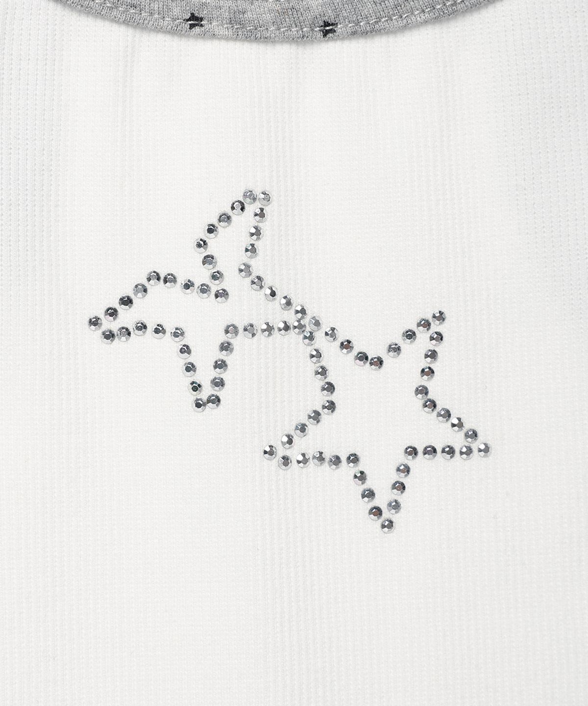 카비시(CAVISH) TWIN STAR SLEEVELESS TOP WHITE(CV2GMFT582A)