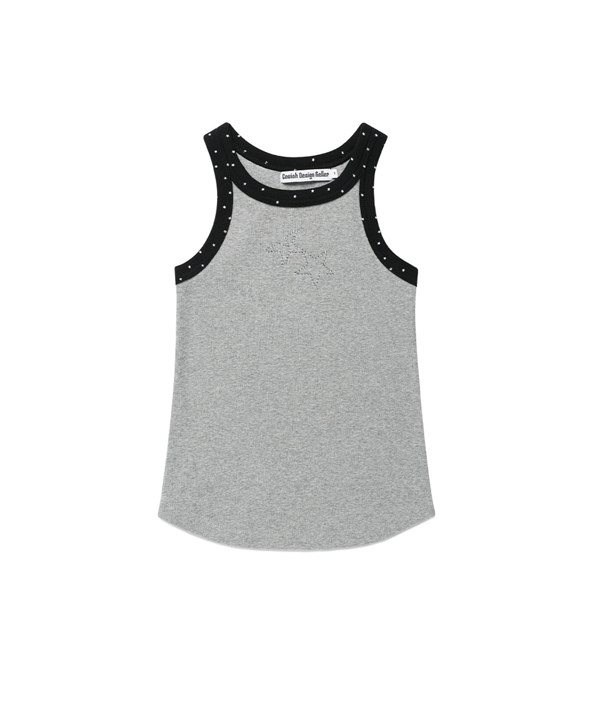 카비시(CAVISH) TWIN STAR SLEEVELESS TOP GREY(CV2GMFT582A)