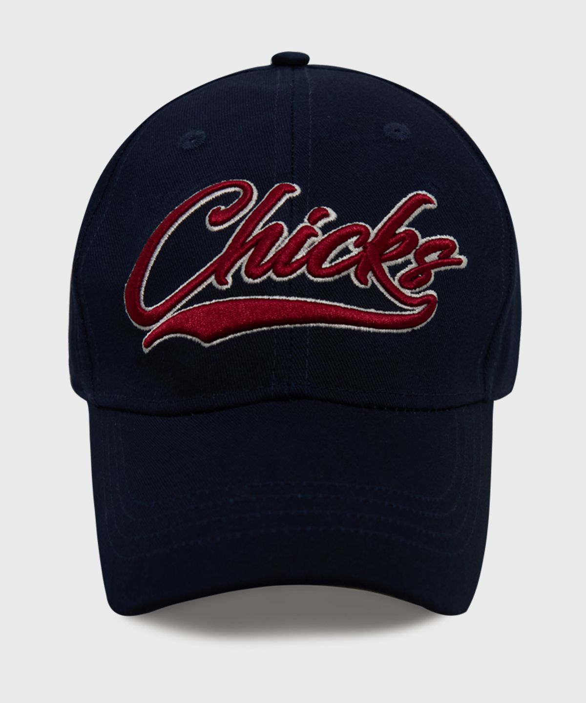 칙스(CHICKS) 테일자수 볼캡 네이비