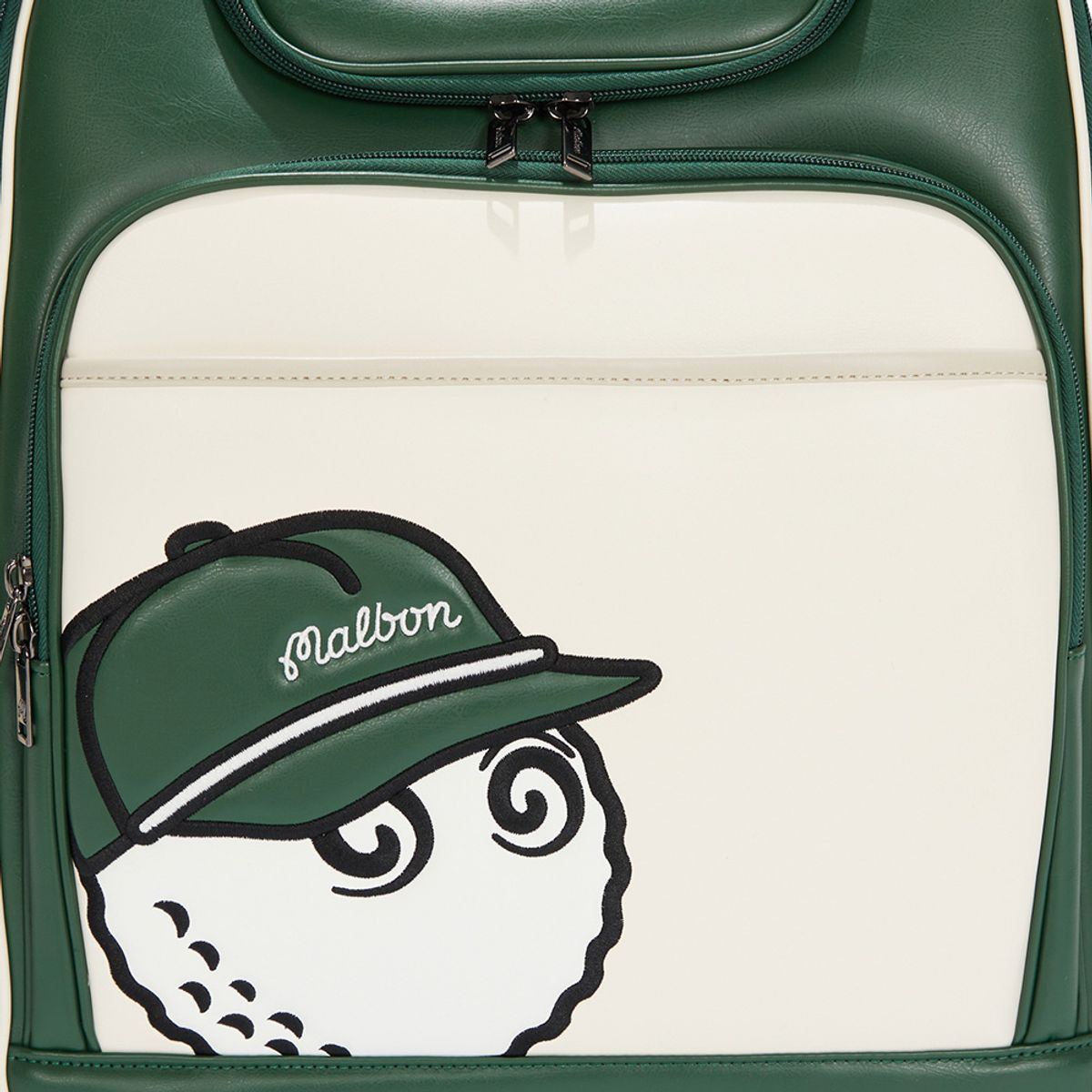 말본 골프(MALBON GOLF) 클럽하우스 시그니처 트롤리 보스턴백 GREEN