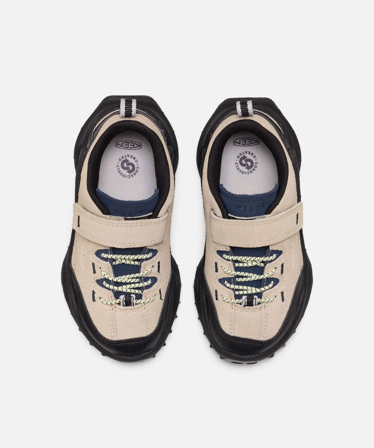 킨(KEEN) 재스퍼 자이오닉 키즈(리틀키즈) 스니커즈 SAFARI/WAX YELLOW