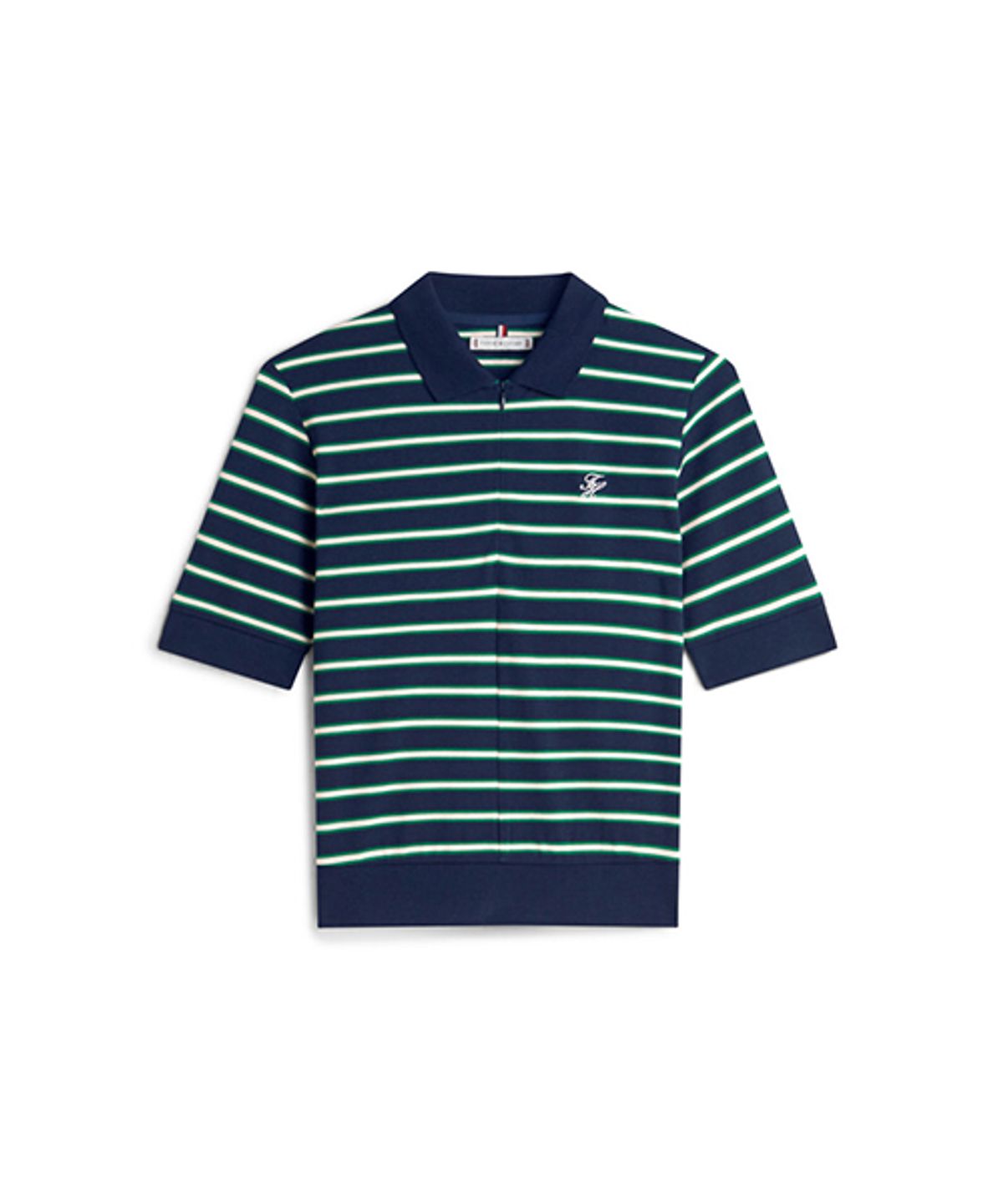 타미힐피거(TOMMY HILFIGER) 히든 하프 집업 폴로 티셔츠 (T22G0TPI032WT10CK)