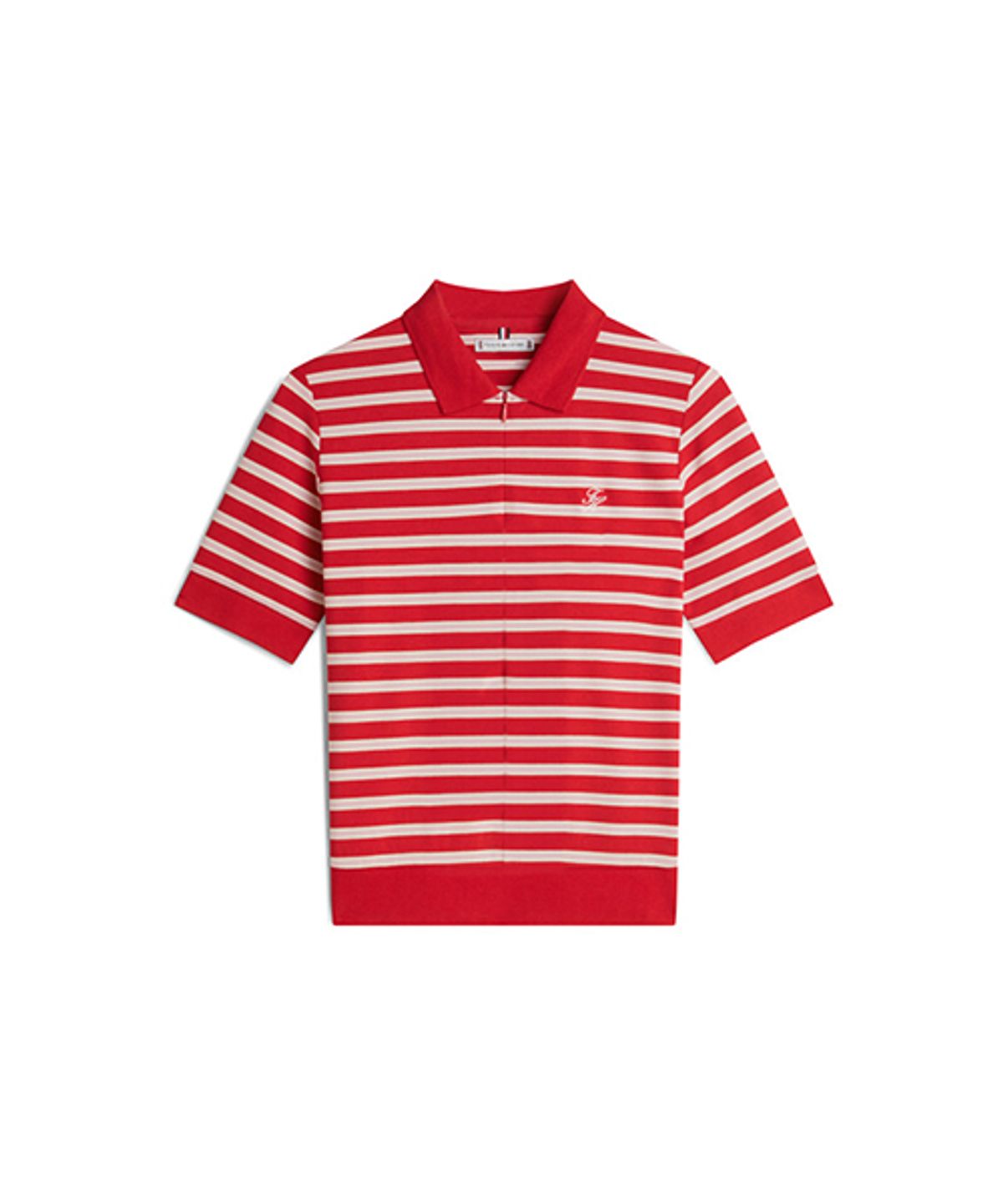 타미힐피거(TOMMY HILFIGER) 히든 하프 집업 폴로 티셔츠 (T22G0TPI032WT10EW)