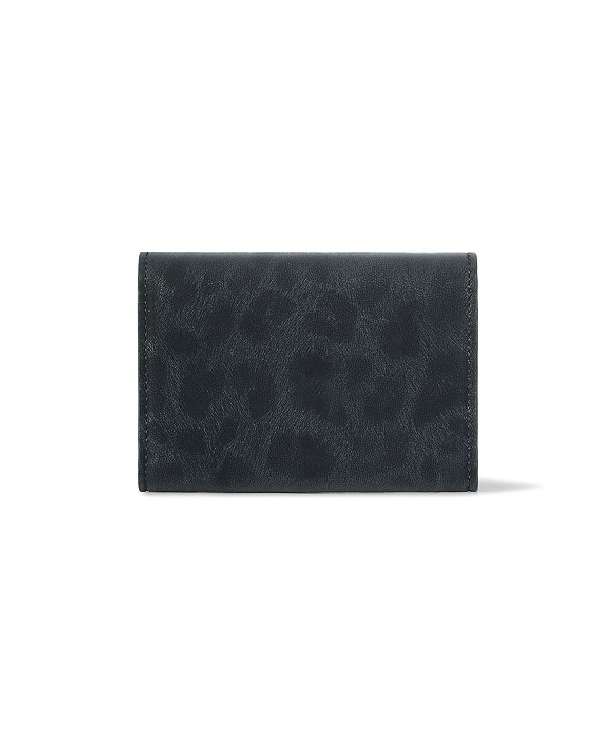 페넥(FENNEC) MATT TRIANGLE WALLET - LEOPARD NAVY
