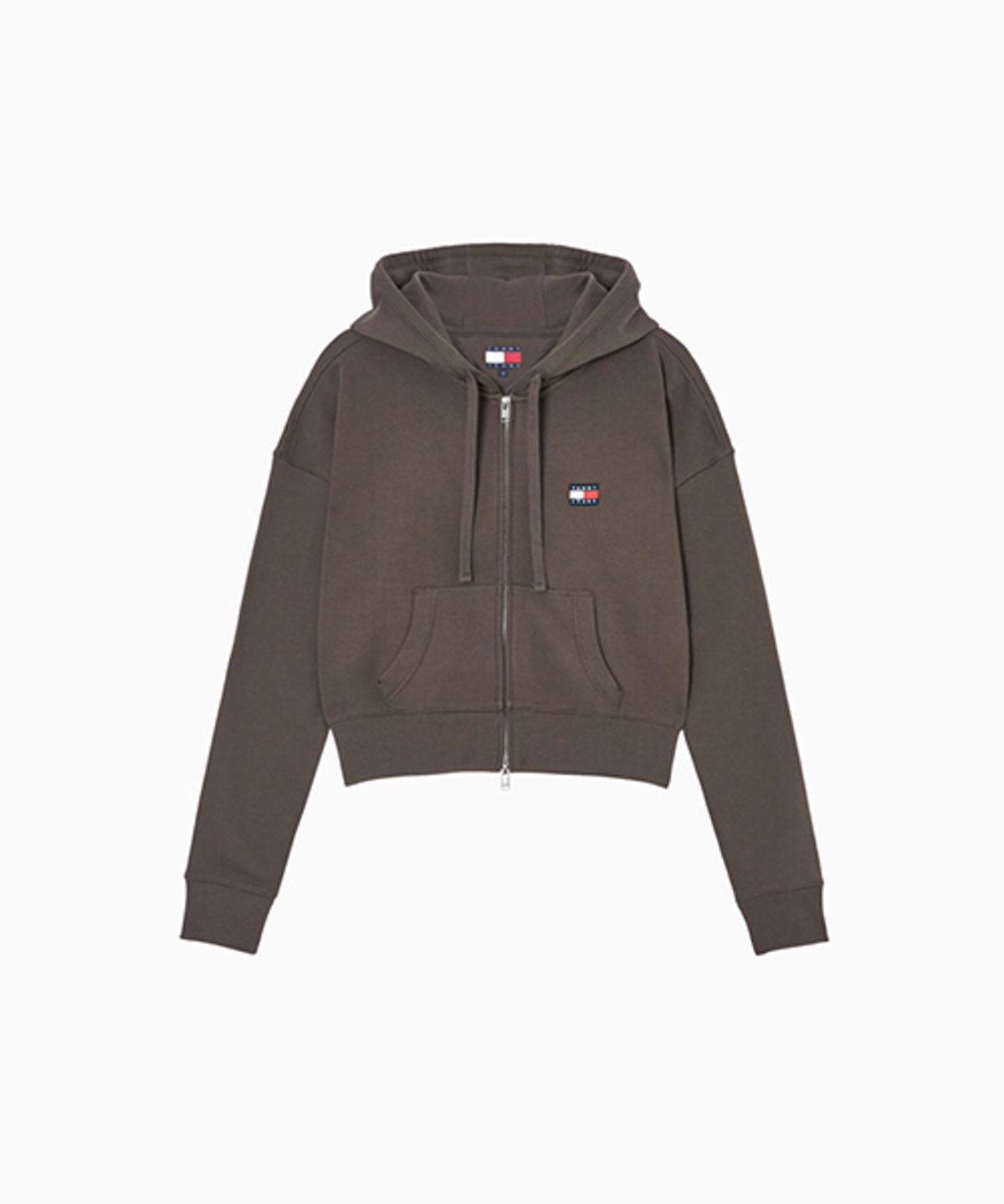 타미진스(TOMMY JEANS) 박시 크롭 후드 집업 (T32G0TJC02TWT2GW1)