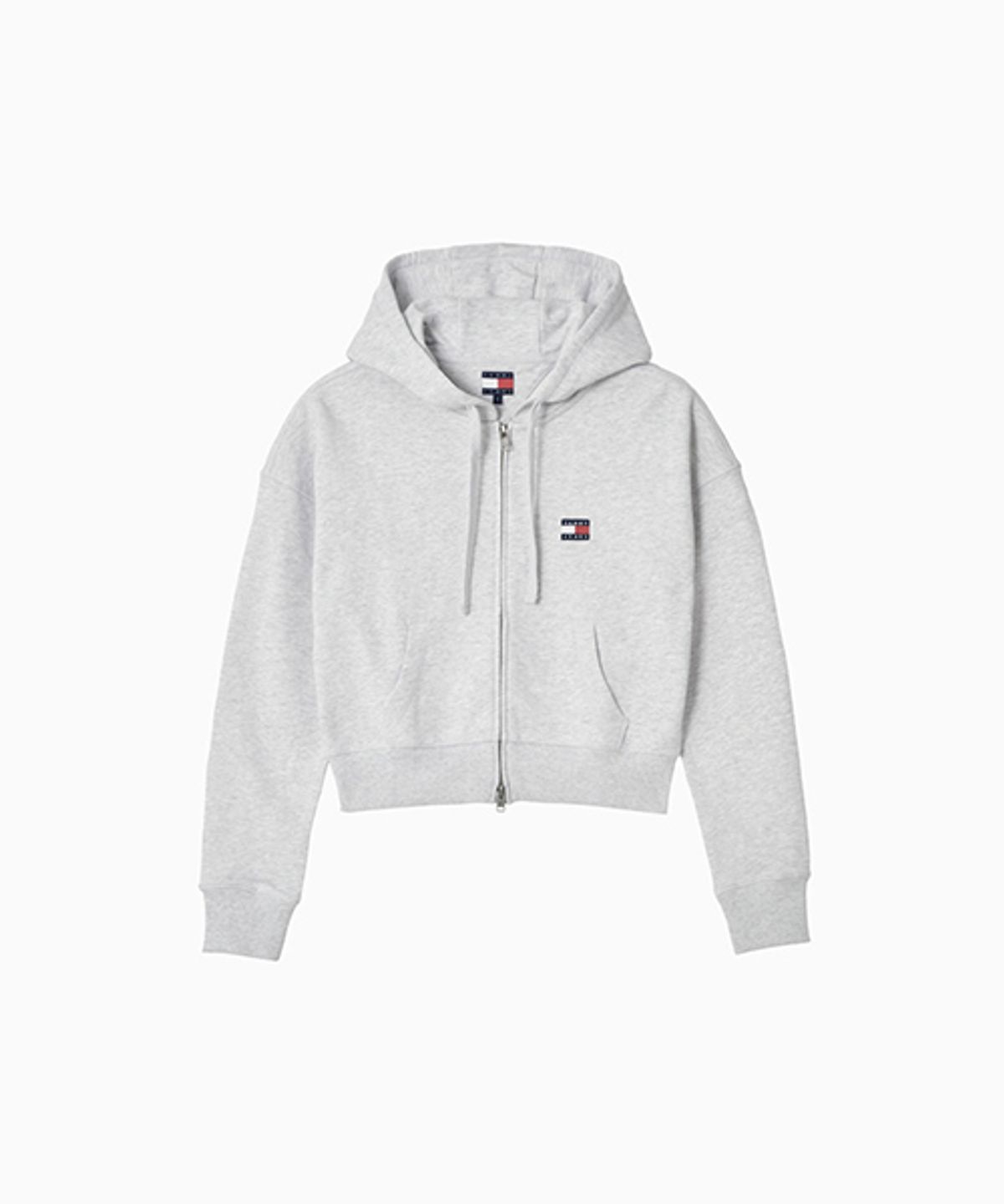 타미진스(TOMMY JEANS) 박시 크롭 후디 집업 (T32G0TJC01TWT2P08)