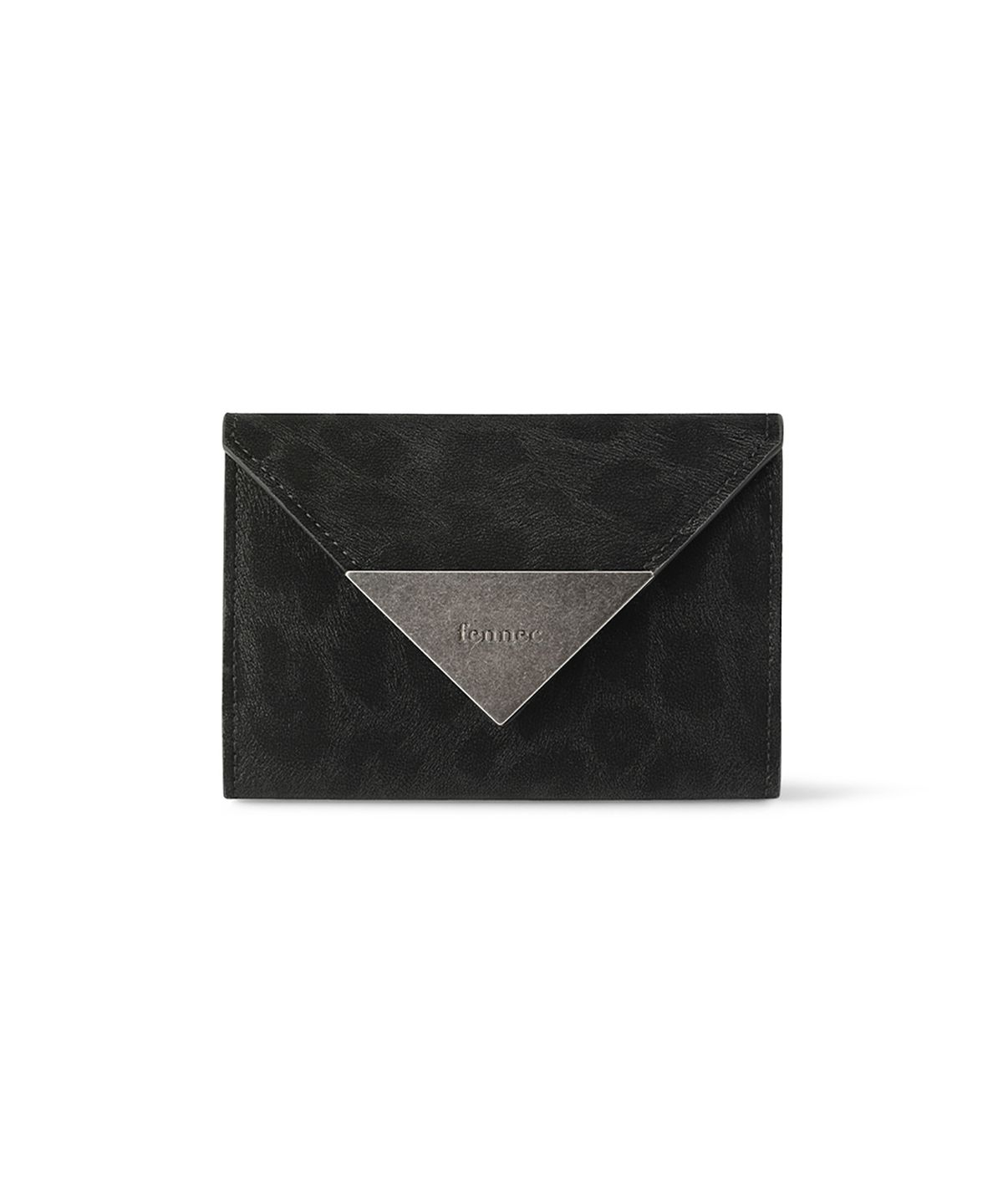 페넥(FENNEC) TRIANGLE NAME POCKET - LEOPARD BLACK