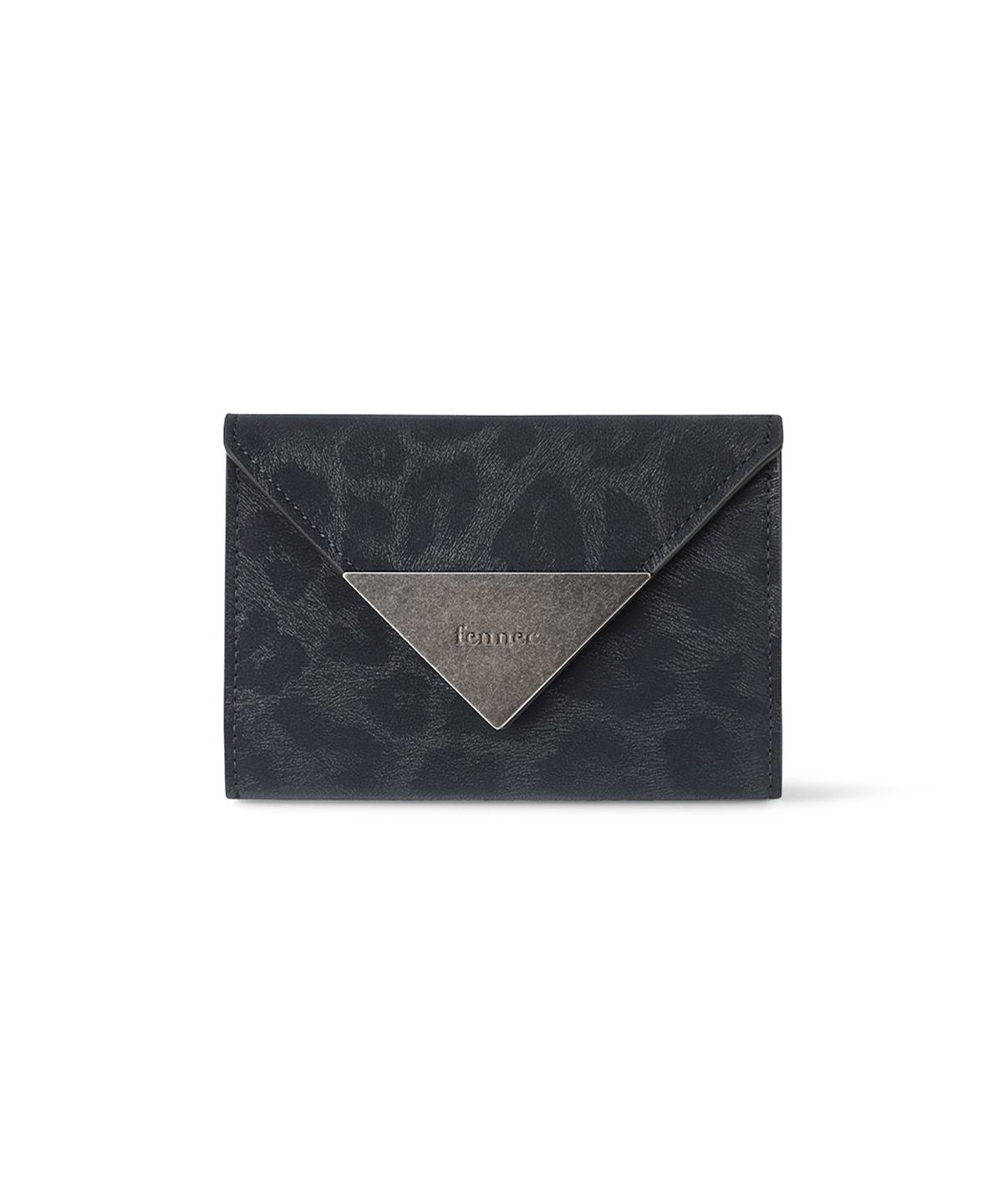페넥(FENNEC) TRIANGLE NAME POCKET - LEOPARD NAVY