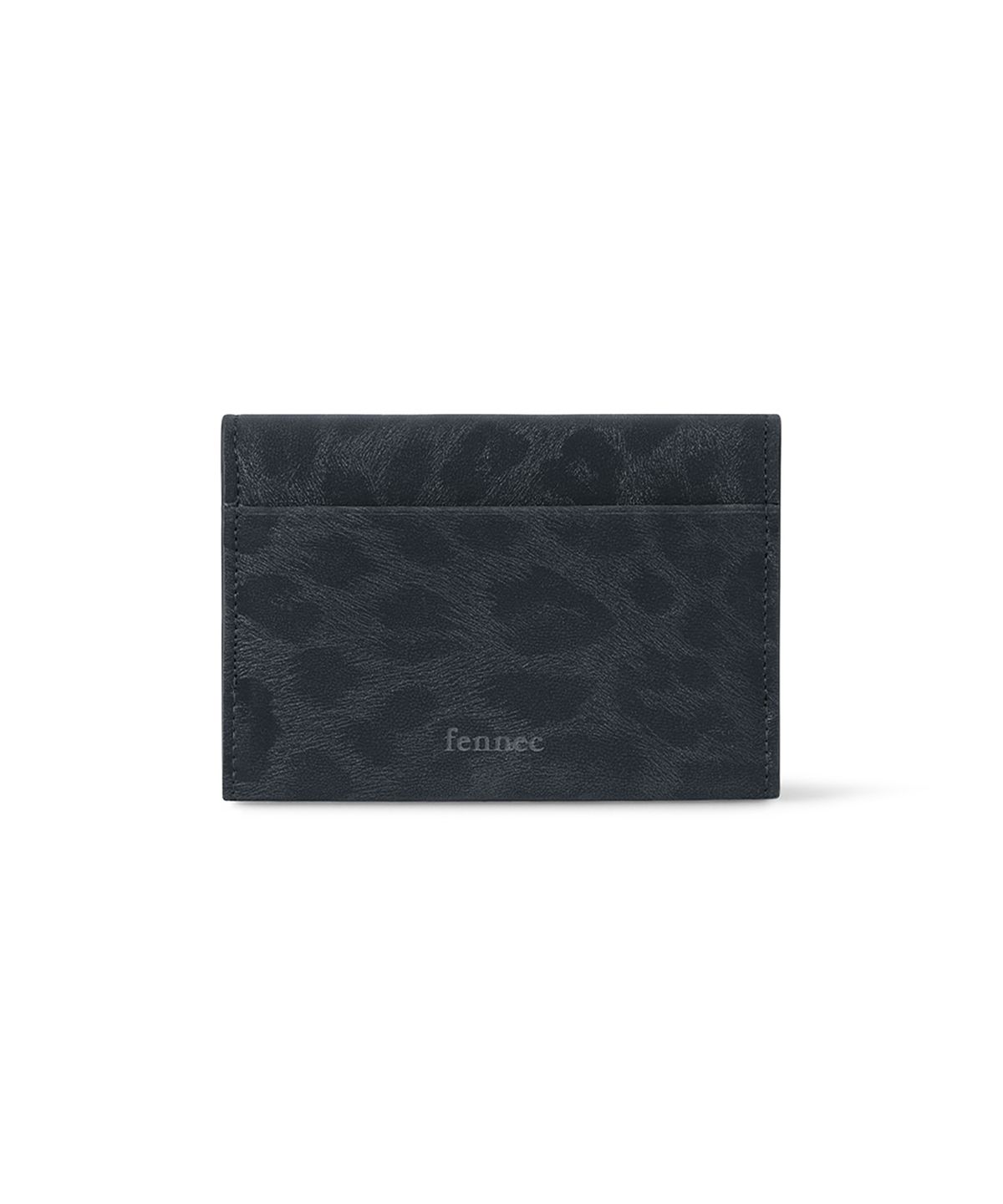 페넥(FENNEC) TRIANGLE NAME POCKET - LEOPARD NAVY