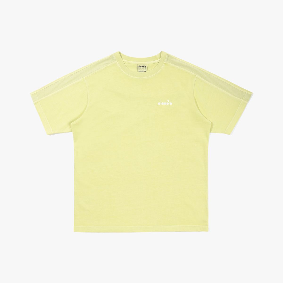 디아도라(diadora) 이큅 워싱 반팔 티셔츠 LIME
