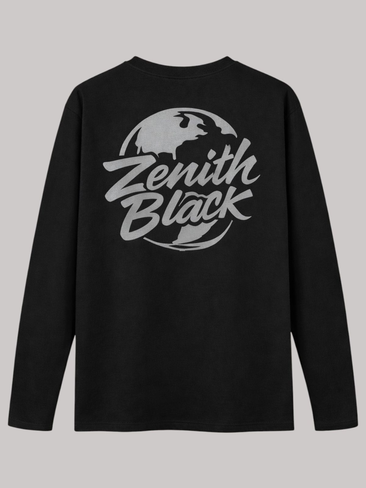 지블랙(ZBLACK) 유니버설 그래피티  롱슬리브(BLACK-GREY PRINT)