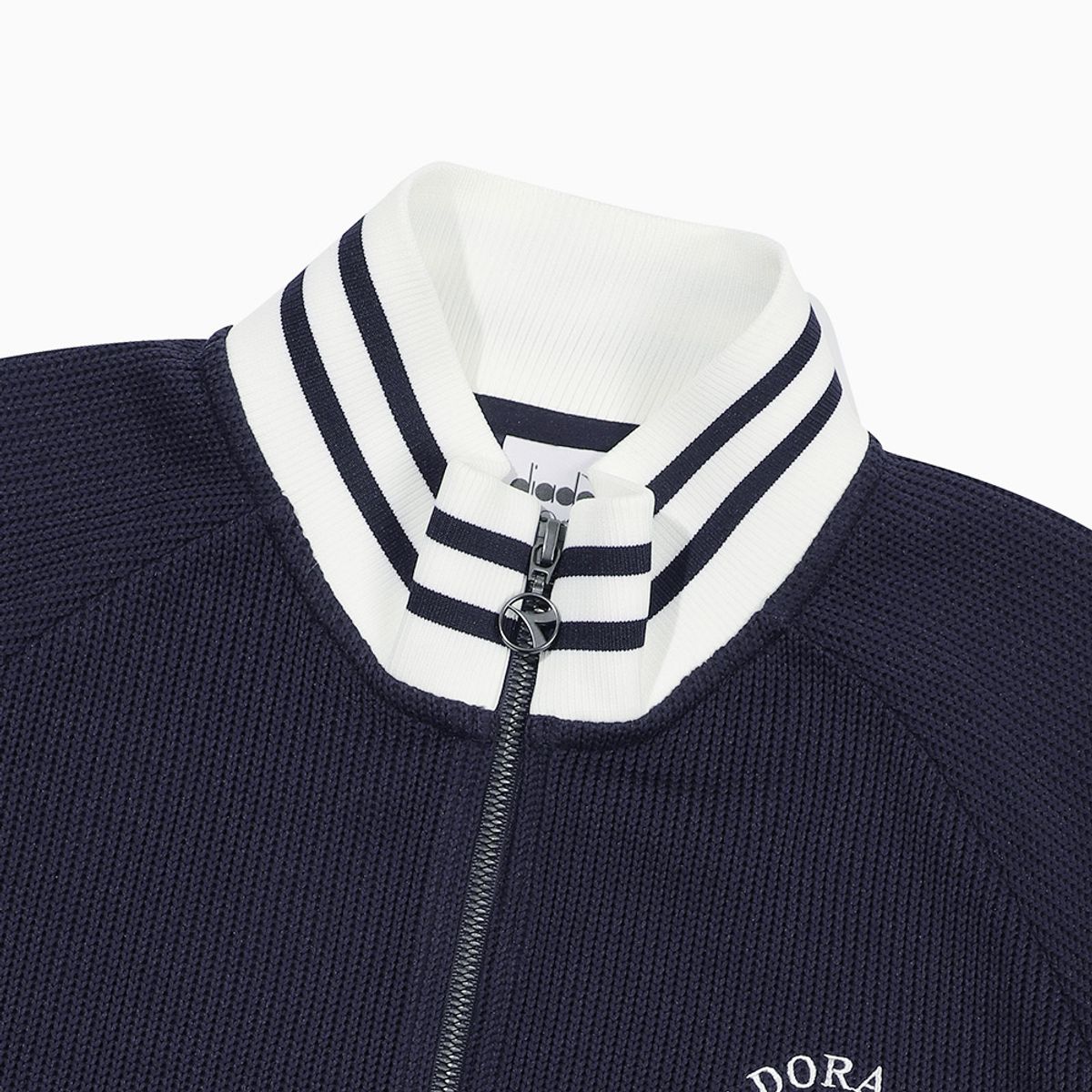 디아도라(diadora) 쿼터페이스 트랙 자켓 NAVY