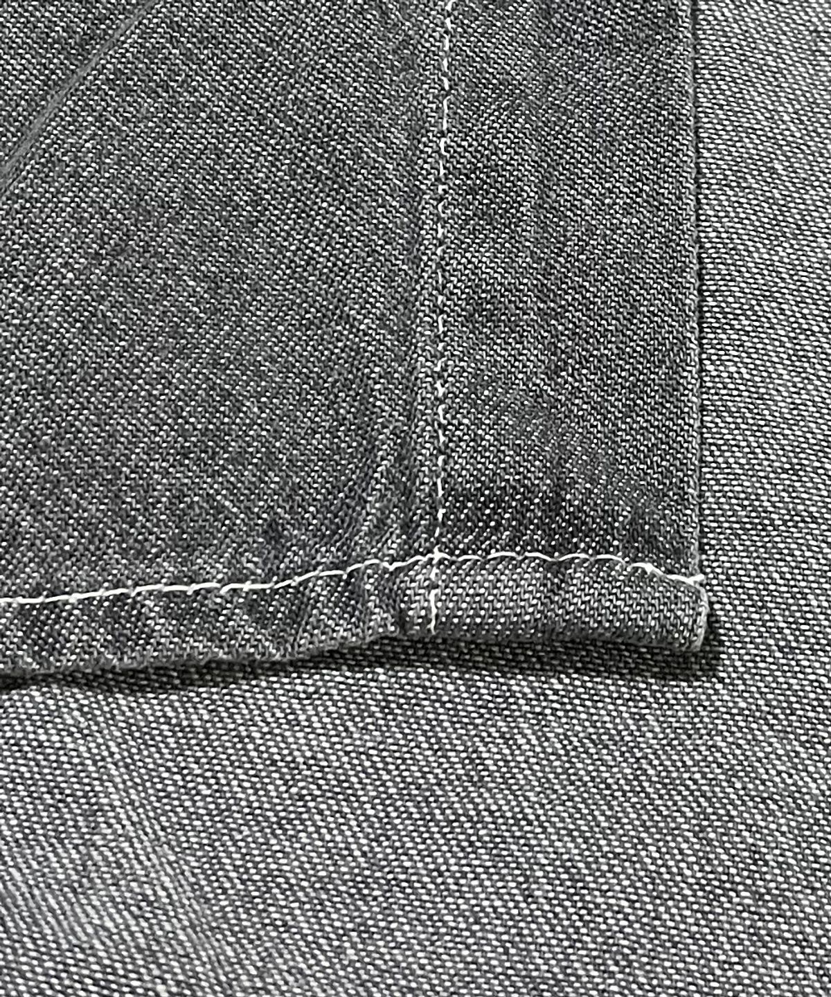 스케이터락(SK8ER ROCK) Double Hearts Denim Shirt ((gray))