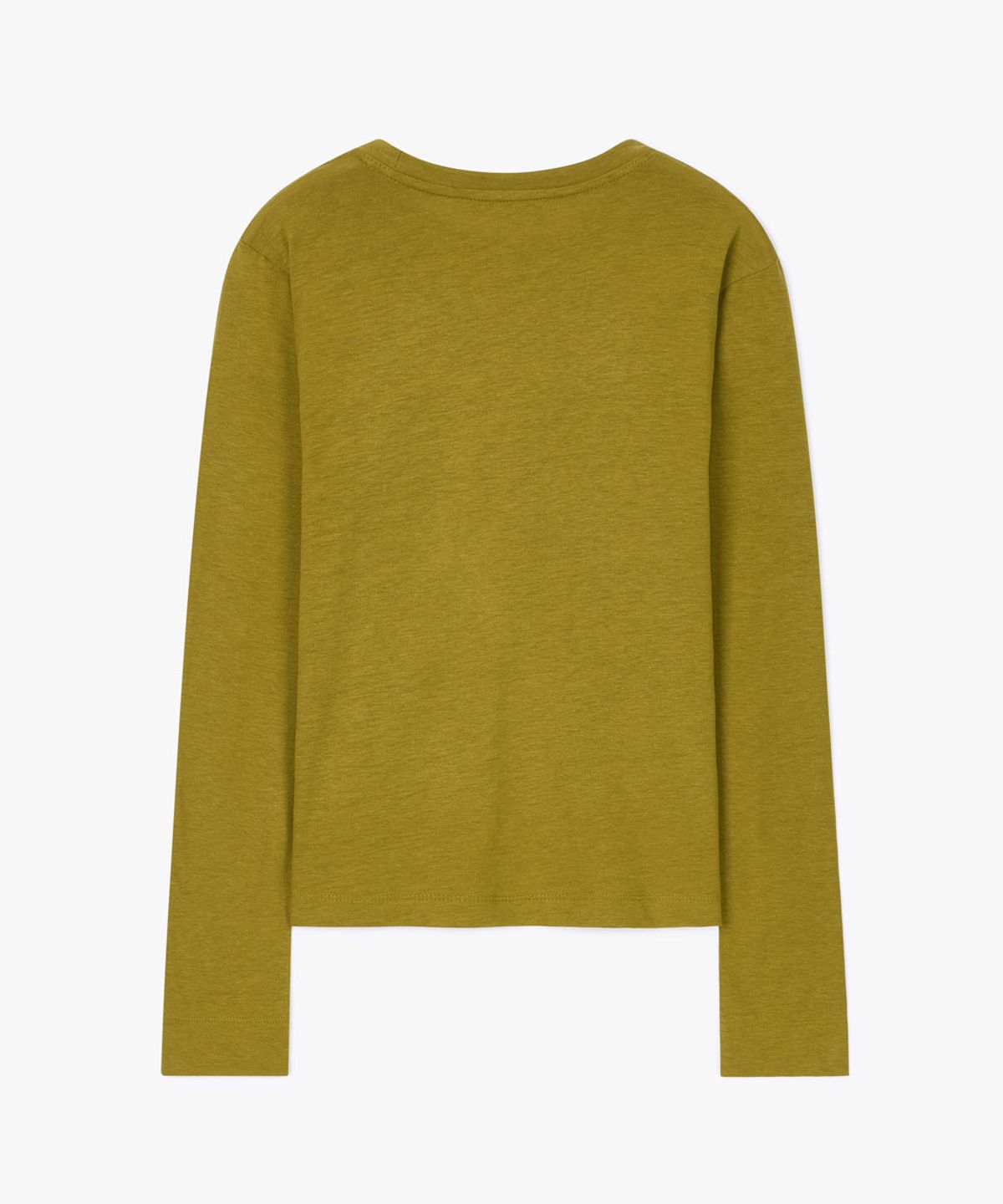 38컴온커먼(38COMEONCOMMON) Tencel Long Sleeve T-Shirts (Olive)