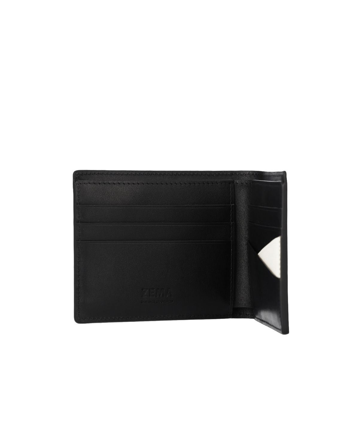 제마 에르베 르 코티디앙(ZEMA ÉLEVER LE QUOTIDIEN) Cachette Billfold  - Midnight Black (까쉐뜨 빌폴드)