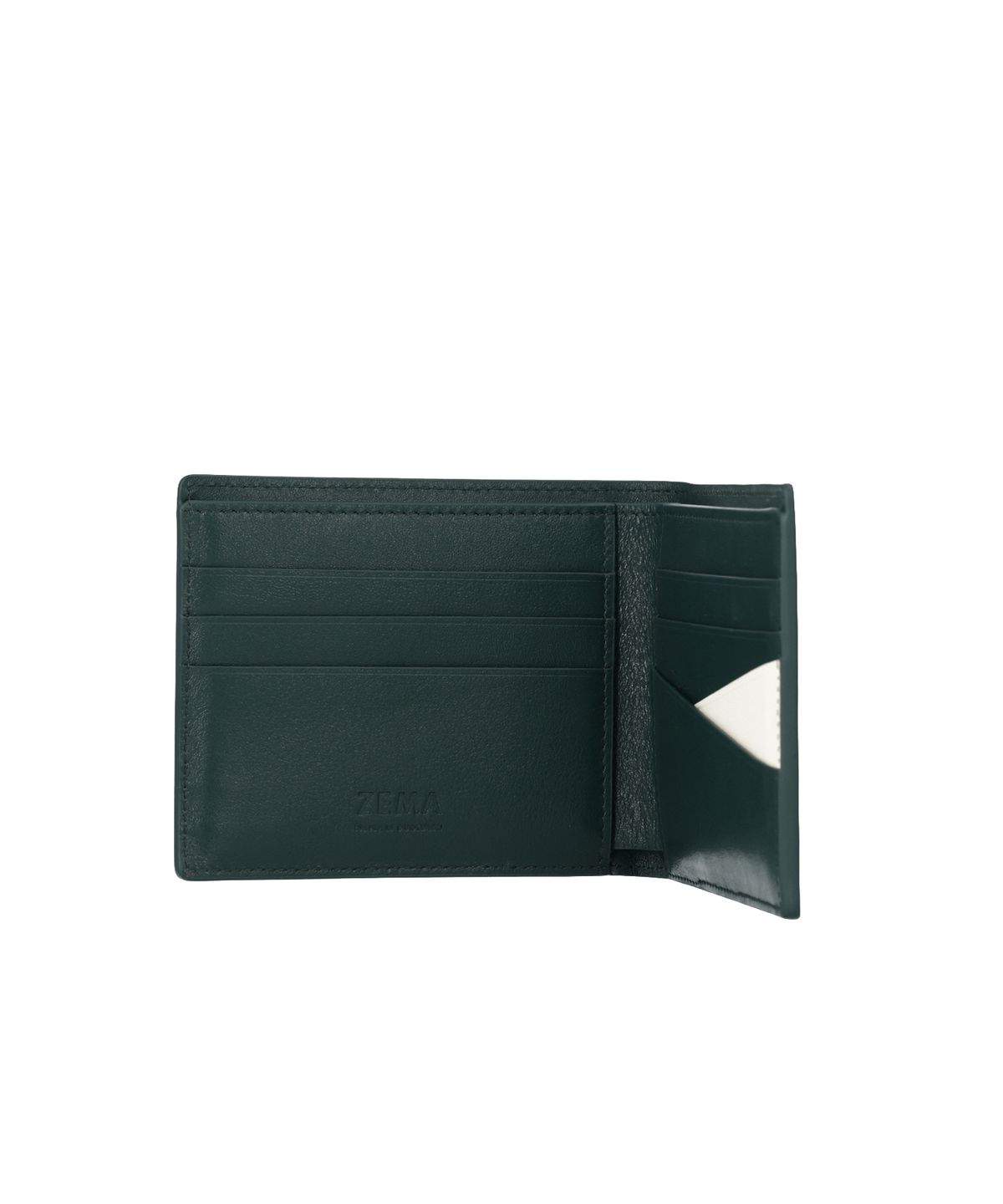 제마 에르베 르 코티디앙(ZEMA ÉLEVER LE QUOTIDIEN) Cachette Billfold  - Cypress Green (까쉐뜨 빌폴드)