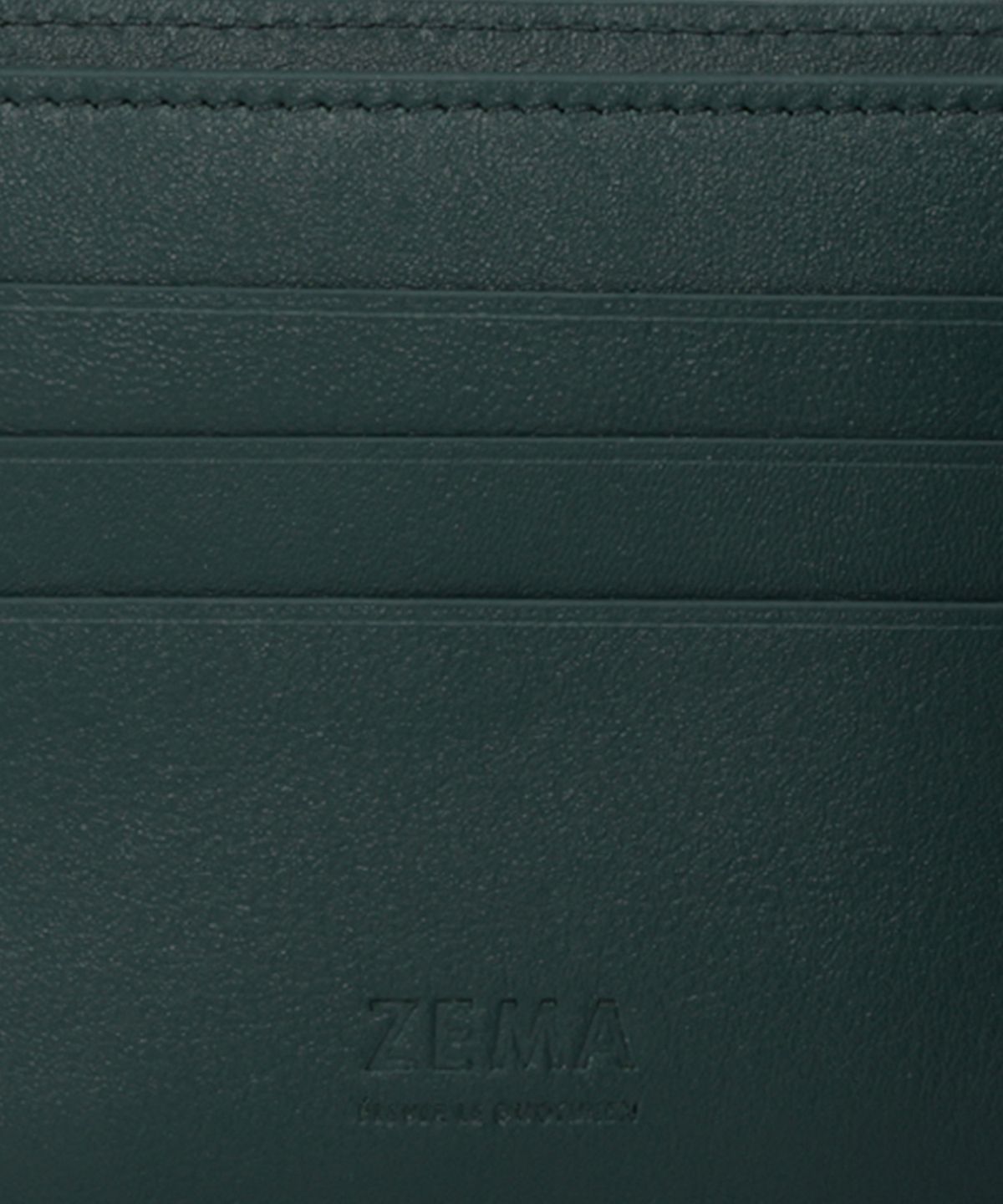 제마 에르베 르 코티디앙(ZEMA ÉLEVER LE QUOTIDIEN) Cachette Billfold  - Cypress Green (까쉐뜨 빌폴드)