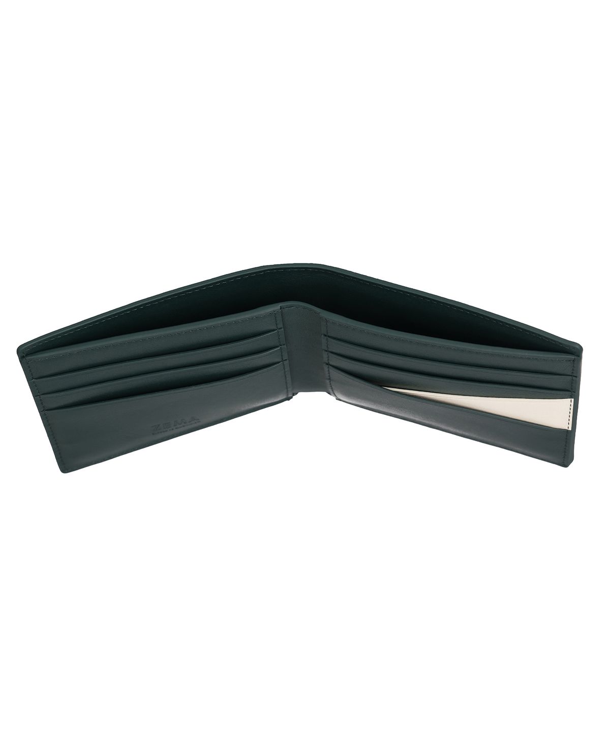 제마 에르베 르 코티디앙(ZEMA ÉLEVER LE QUOTIDIEN) Cachette Billfold  - Cypress Green (까쉐뜨 빌폴드)