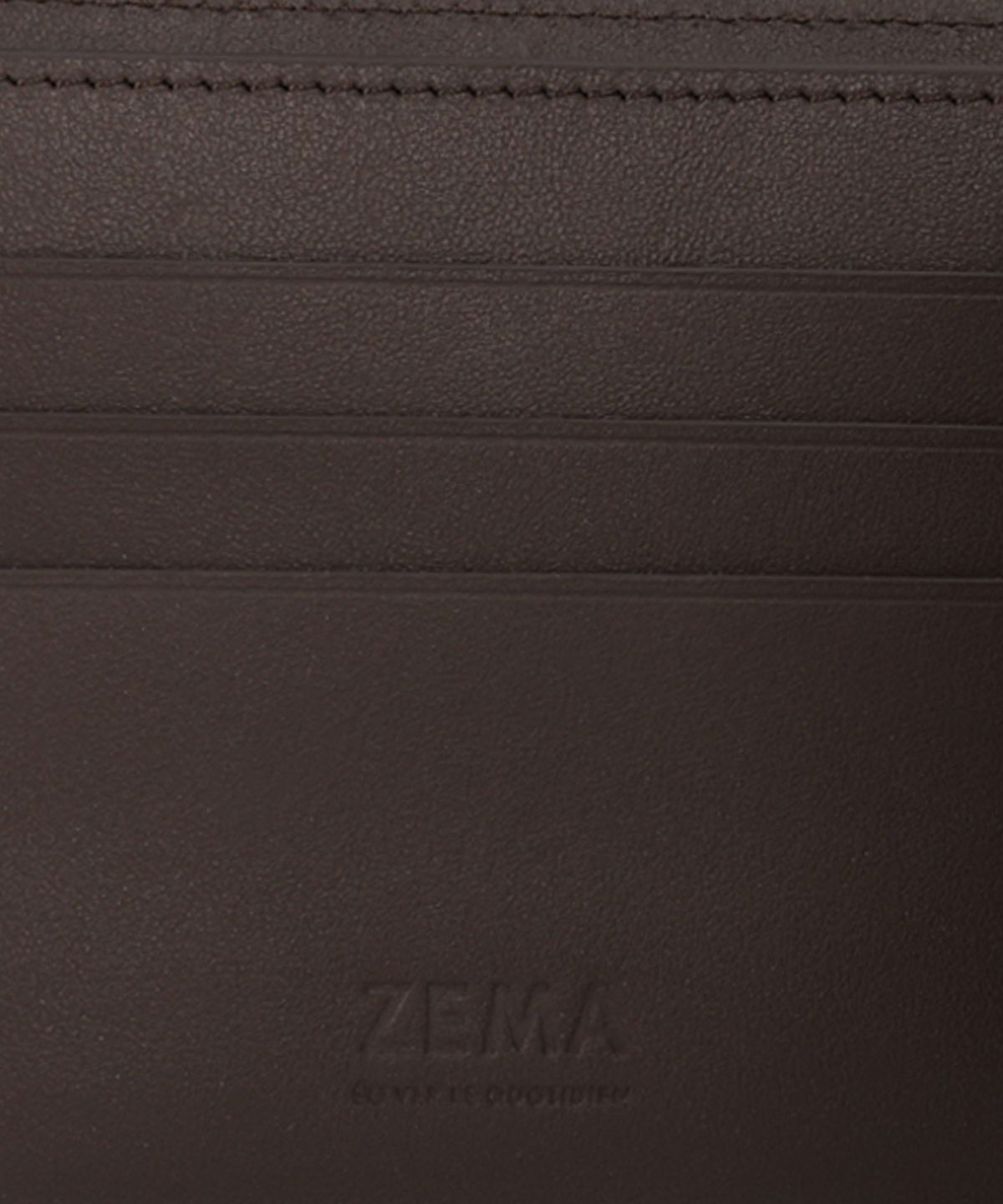제마 에르베 르 코티디앙(ZEMA ÉLEVER LE QUOTIDIEN) Cachette Billfold  - Espresso Brown (까쉐뜨 빌폴드)
