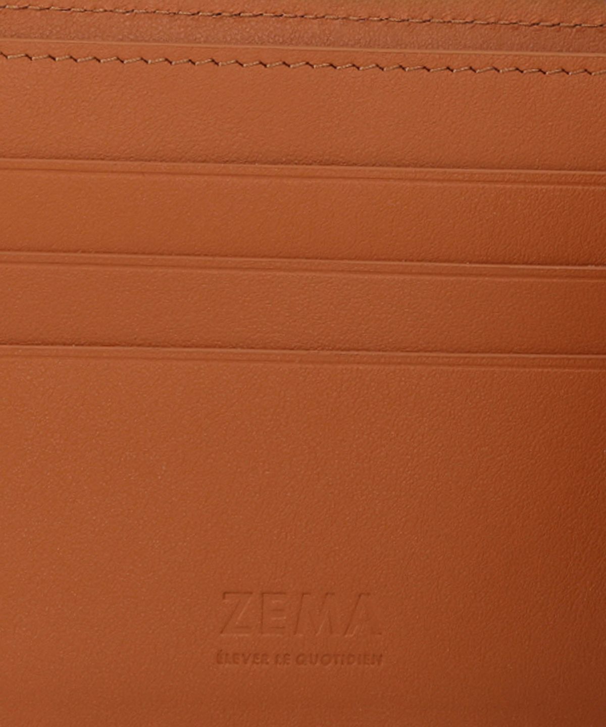 제마 에르베 르 코티디앙(ZEMA ÉLEVER LE QUOTIDIEN) Cachette Billfold  - Camel Tan (까쉐뜨 빌폴드)