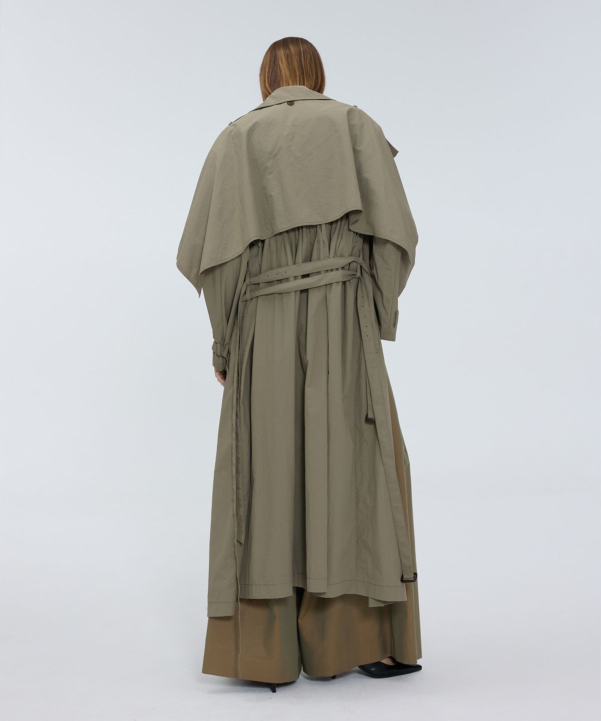 므아므(MMAM) Cape trench coat