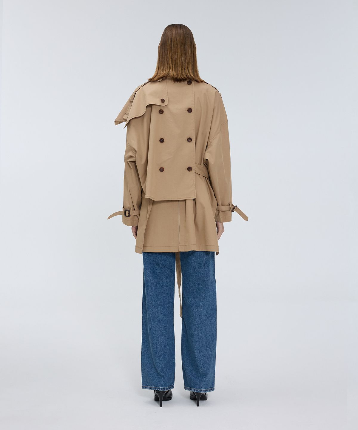 므아므(MMAM) Half trench coat