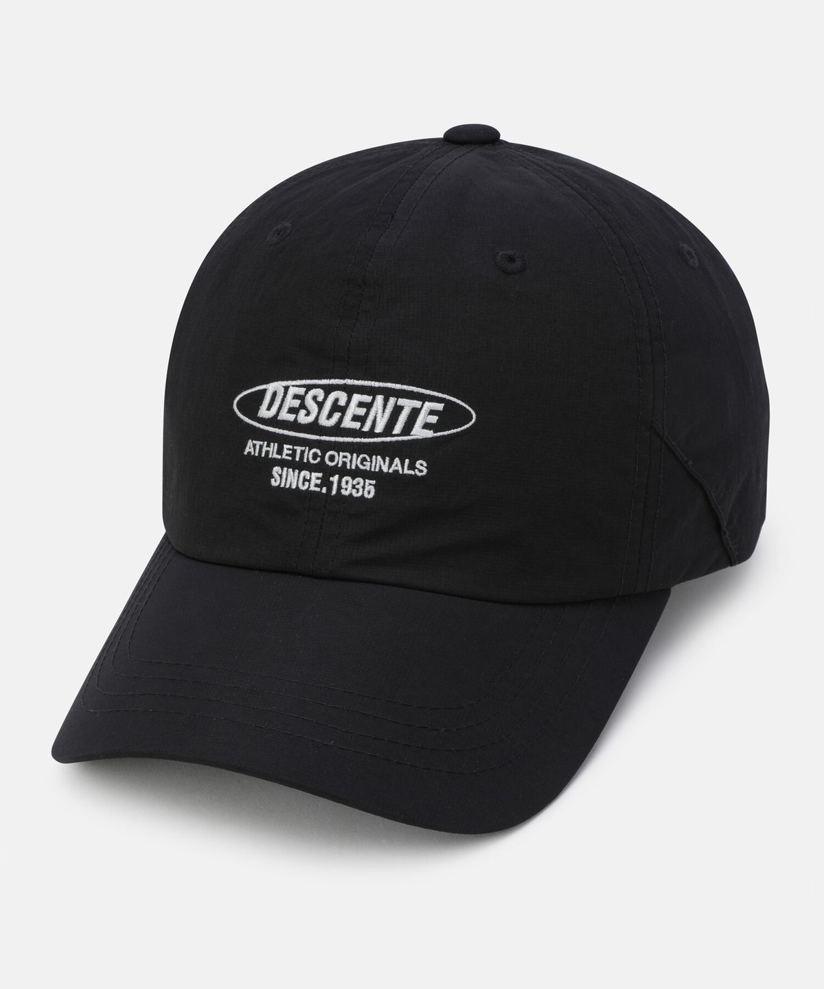 데상트(DESCENTE) 그래픽 우븐 볼캡 블랙 SR123UCP1D