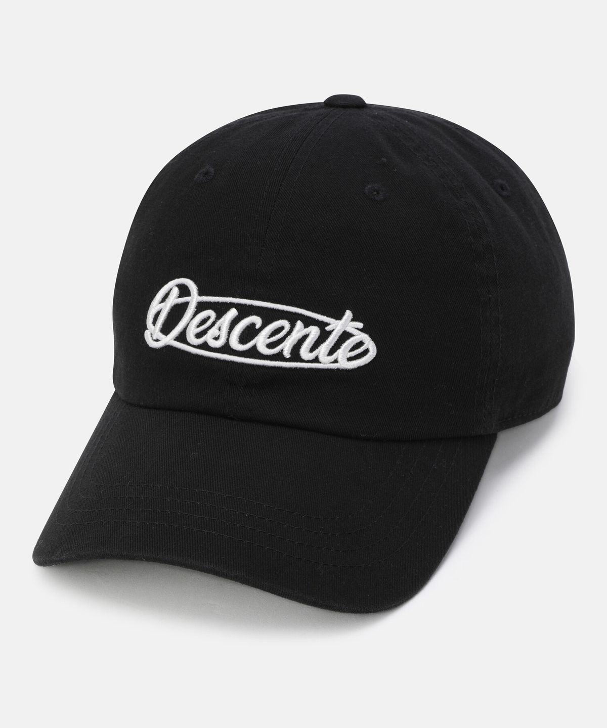 데상트(DESCENTE) 클래식 워딩 볼캡 블랙 SR123UCP1G