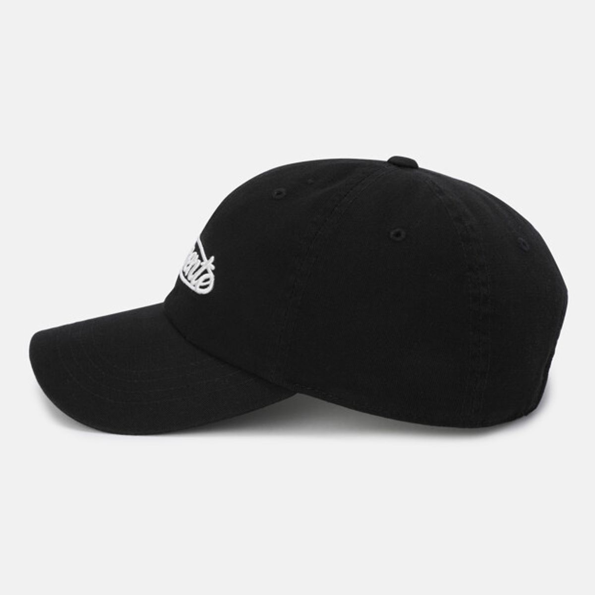 데상트(DESCENTE) 클래식 워딩 볼캡 블랙 SR123UCP1G