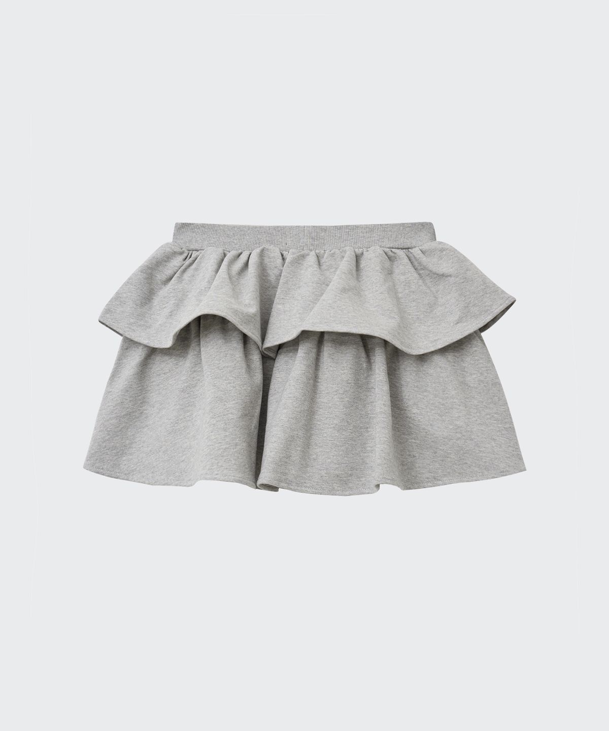 무신사 스탠다드 키즈(MUSINSA STANDARD KIDS) 캉캉 저지 스커트 [멜란지 그레이]
