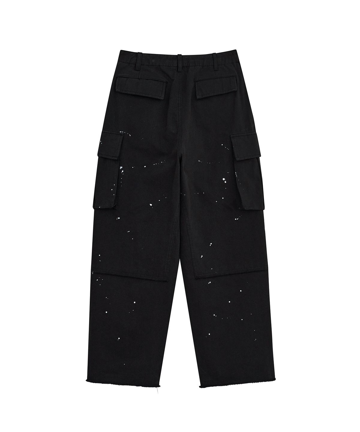 데프가먼츠(DEFGARMENTS) LAYERED CARGO PANTS [BLACK]