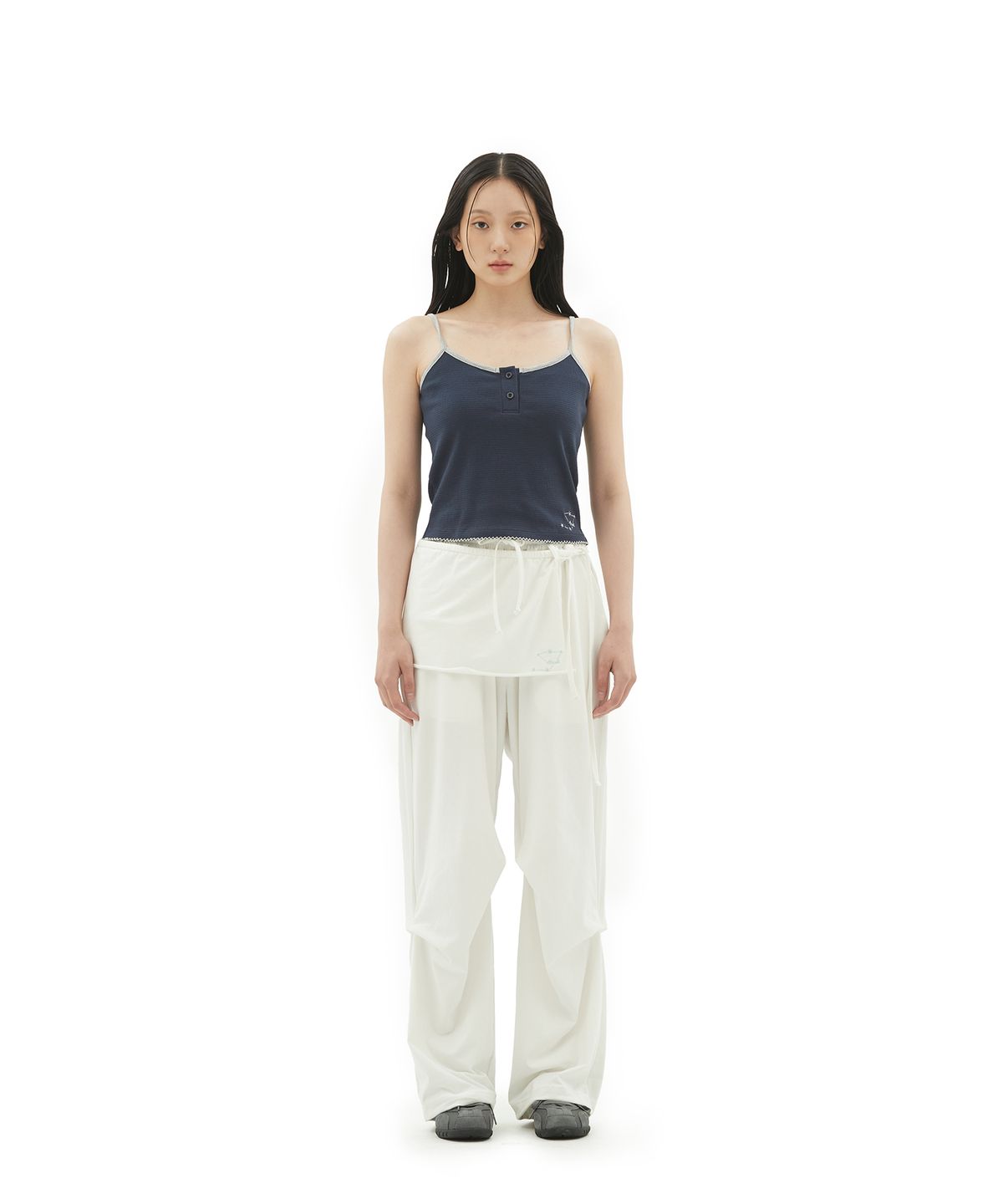 데프가먼츠(DEFGARMENTS) (DEFG X 나는진희) PINTUCK BELT JOGGER PANTS [5COLOR]