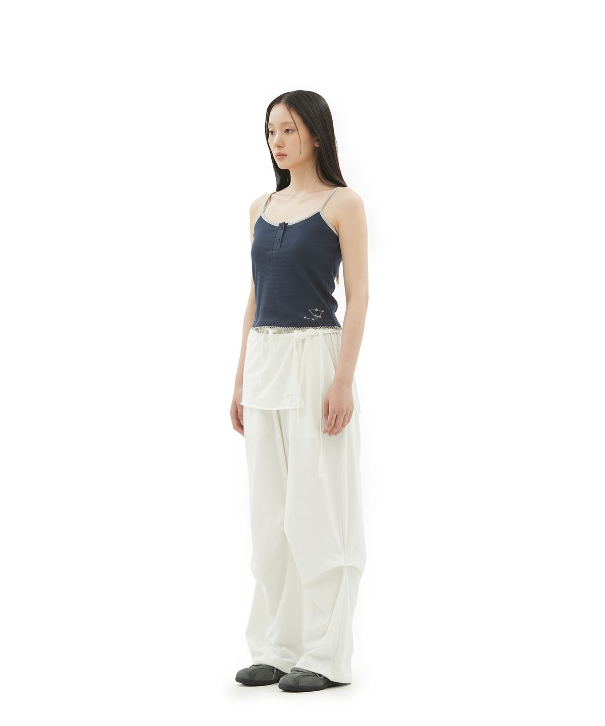 데프가먼츠(DEFGARMENTS) (DEFG X 나는진희) PINTUCK BELT JOGGER PANTS [5COLOR]