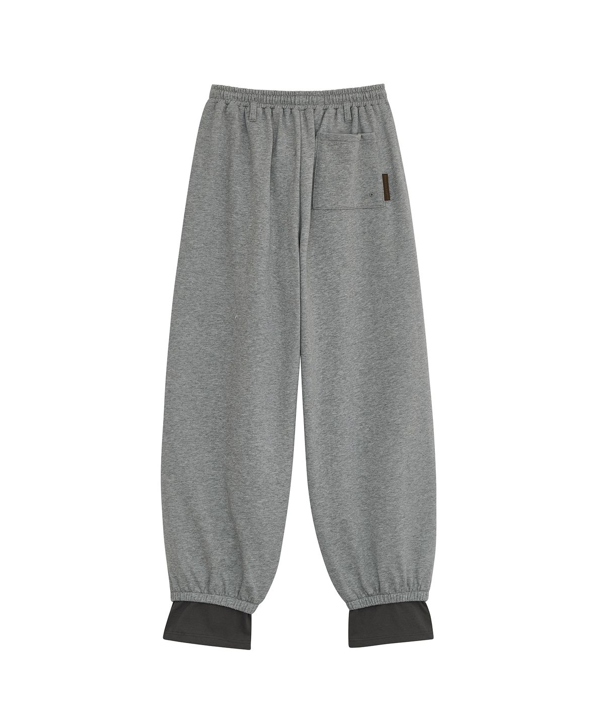 데프가먼츠(DEFGARMENTS) LAYERED SWEAT PANTS [MELANGE]
