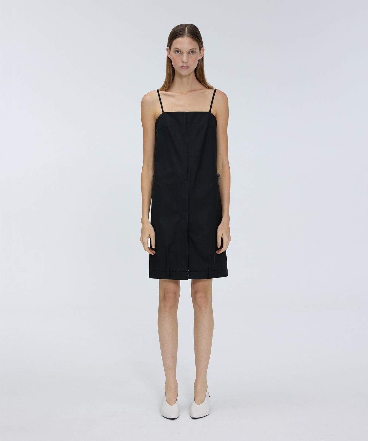 므아므(MMAM) Black pants detail dress